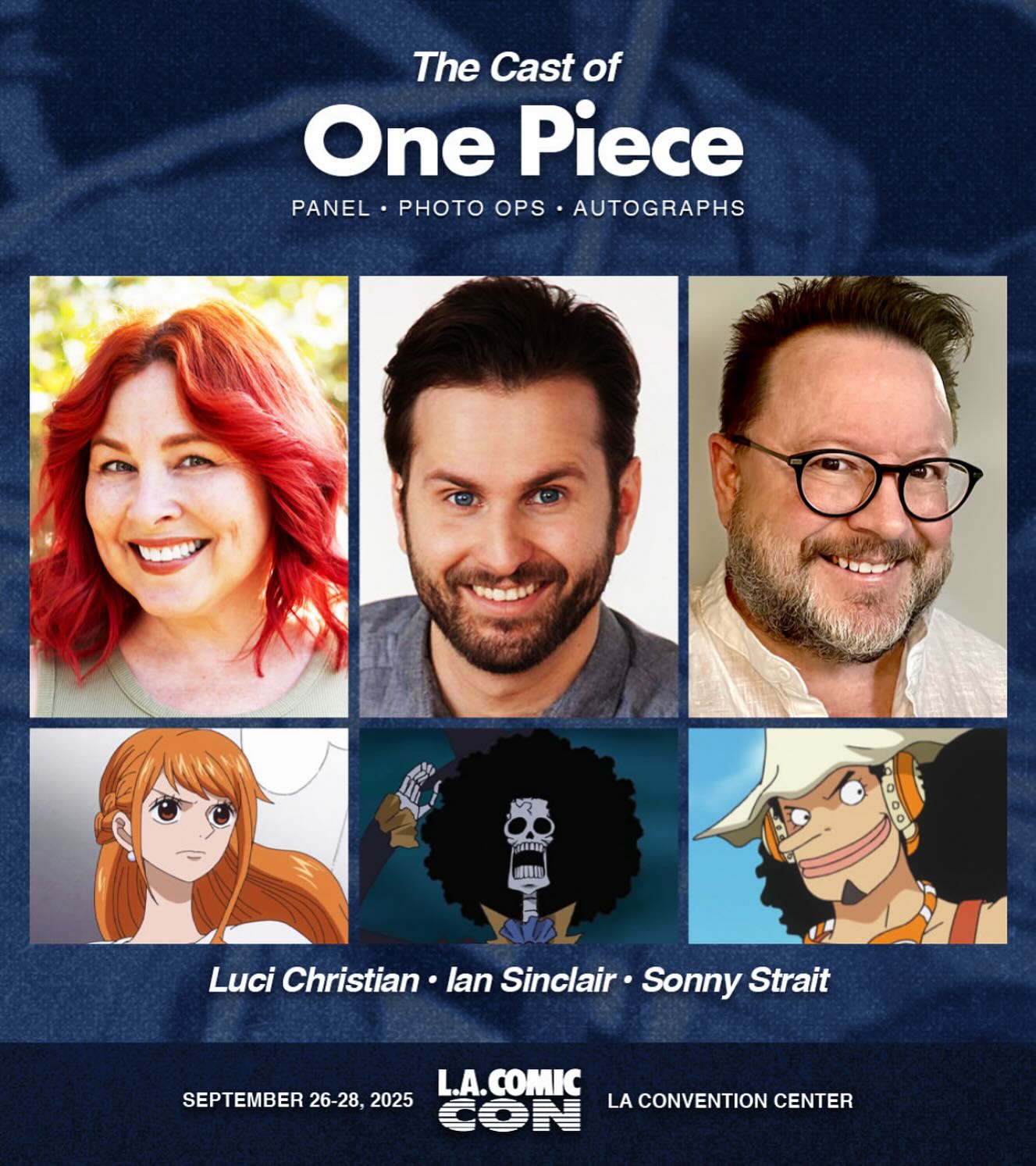 Looking forward to hanging out with these pirates and meeting new friends this weekend @comicconla! ❤️🏴☠️🤩