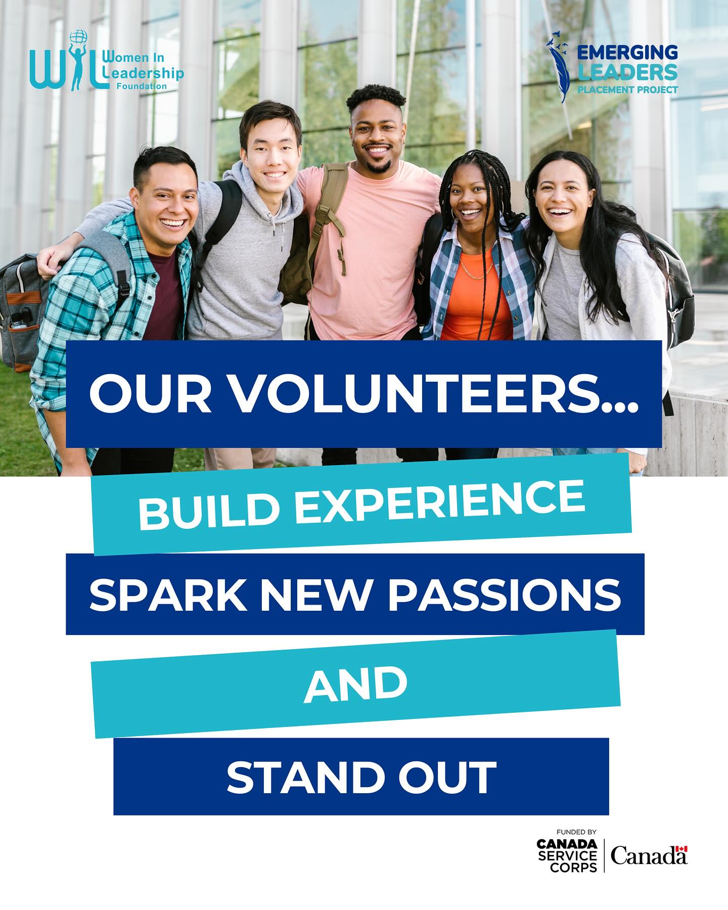 ✨ Our Volunteers… ✨
At the Emerging Leaders Placement Project, volunteers are at the heart of what we do. They bring energy, ideas, and a drive to make a difference while also growing in ways that last a lifetime.
💡 Stand out by building leadership skills that set you apart
🔥 Spark new passions and discover what inspires you most
🌱 Build experience you can carry into school, work, and life
Volunteering is more than helping others. It is about shaping your own journey, finding your voice, and stepping into your power as a leader.
📧 Reach out to us at leaders.wil@gmail.com to get involved
🔗 Learn more through the link in our bio under Emerging Leaders Placement Project or visit leaderscanada.ca
Proudly funded by Canada Service Corps
#EmergingLeaders #YouthLeadership #CanadaServiceCorps #LeadersToday #YouthInCanada #IAmAVolunteer #VolunteerExperience #MentorshipMatters