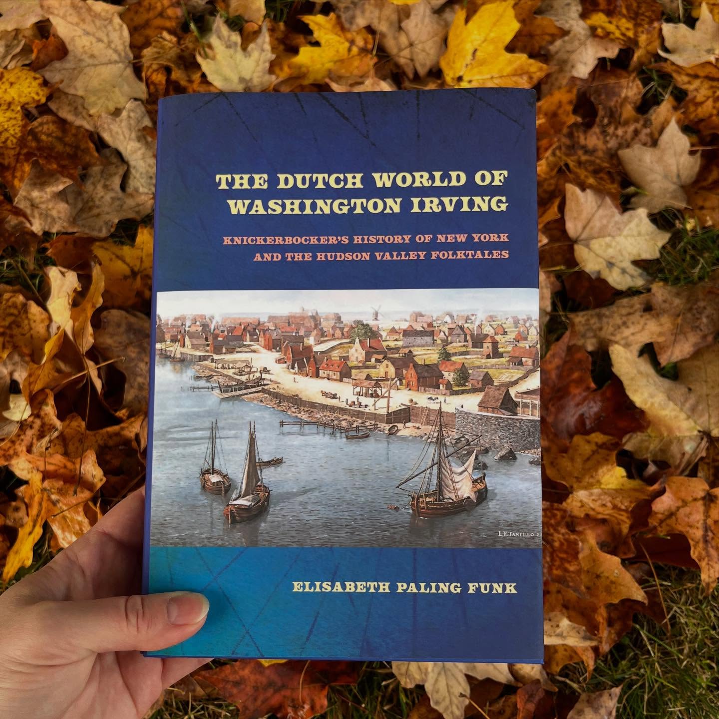 Book mail! Just in time to read before I attend a discussion between author Dr. Elizabeth Funk and New Netherland Institute Director Deborah Hamer this Sunday at @albanyinstitute
Although I read The Legend of Sleepy Hollow and Rip van Winkle in school, I purposefully avoided reading Irving while I wrote Salt People of the Cloud Houses. I was afraid of its satirical parody of Dutch-ness seeping into my writing. I’m excited to read a scholarly look at how Irving characterized the Dutch and how that made a lasting remembrance in early American literature.
Fun fact: I’m related to the Knickerbocker family whom Irving supposedly became acquainted with (and took inspiration for his pseudonym Diedreich Knickerbocker).