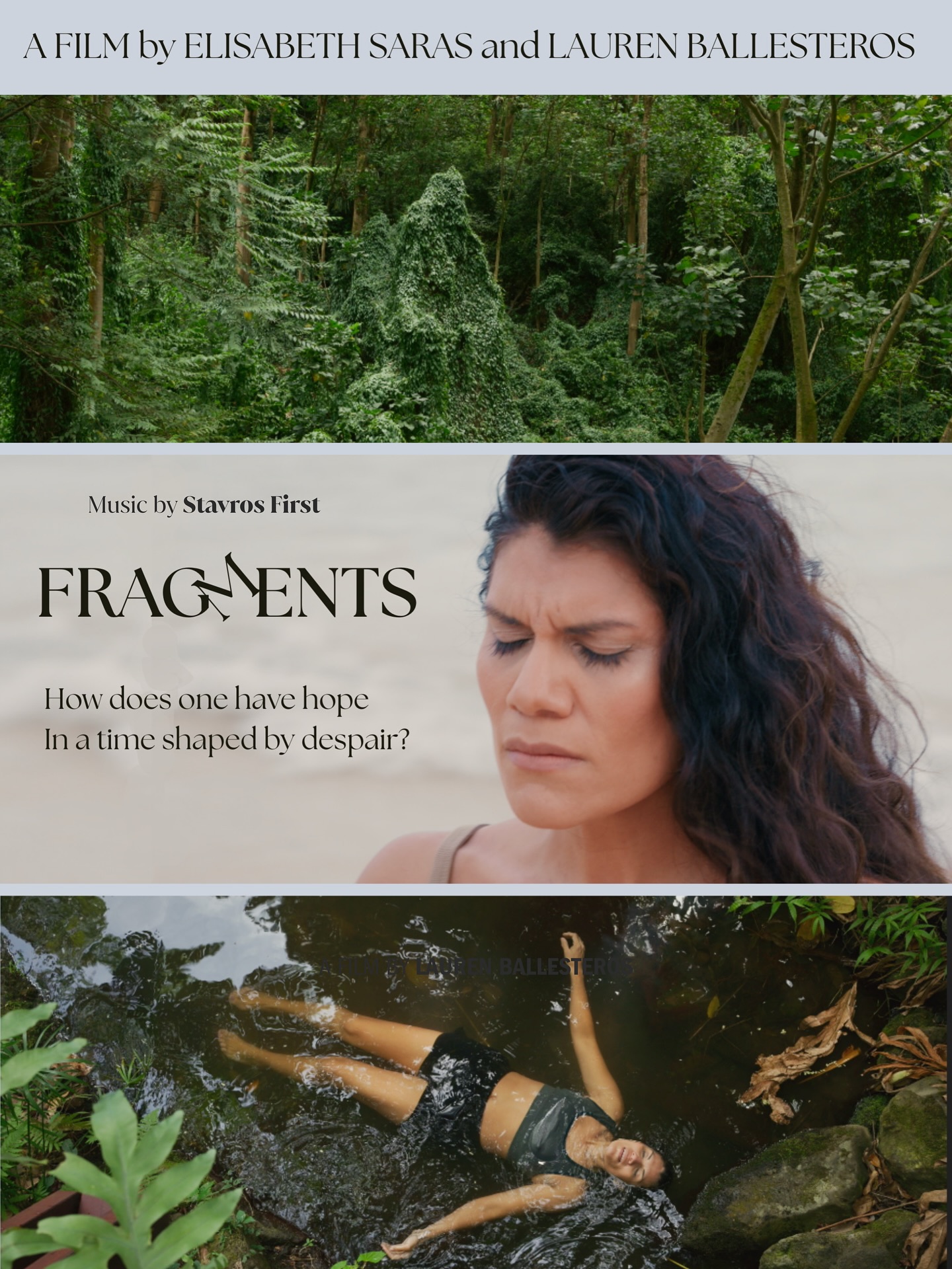 Surreal. My piece Whispers of the Dying Light was adapted as the score for the short film Fragments, which premiered last week in the Hawai‘i Filmmakers Collective 72-Hour Challenge! So grateful to @elisabethsaras for the opportunity.
•
•
•
#cinematicmusic #filmcomposer #fragmentsthefilm #stavrosfirst #filmcomposerlife #movieposter #indigenousflute #newmusic #fyp