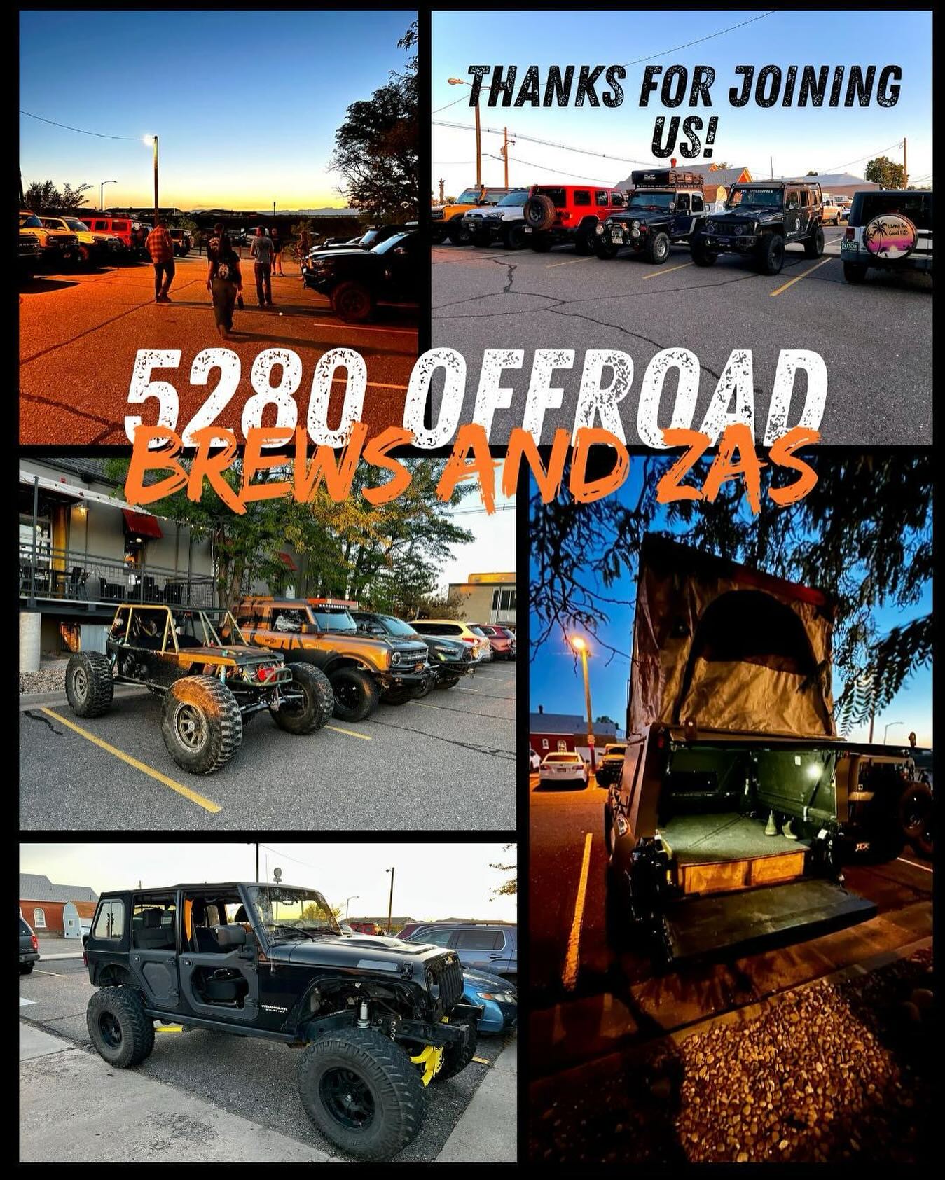 Our September Brews & Za’s meetup was a blast - thank you to everyone who rolled out, shared stories, and showed off some seriously epic rigs in the lot. The energy, the conversations, and the lineup of builds remind us why this community is so special.
We’re grateful for a crew that’s Born at Elevation and Forged in Mud. Until the next one, keep wheeling and keep the stories coming.
#5280Offroad #BrewsAndZas #ColoradoOffroad #GritIsEarned #BornAtElevation #OffroadCommunity