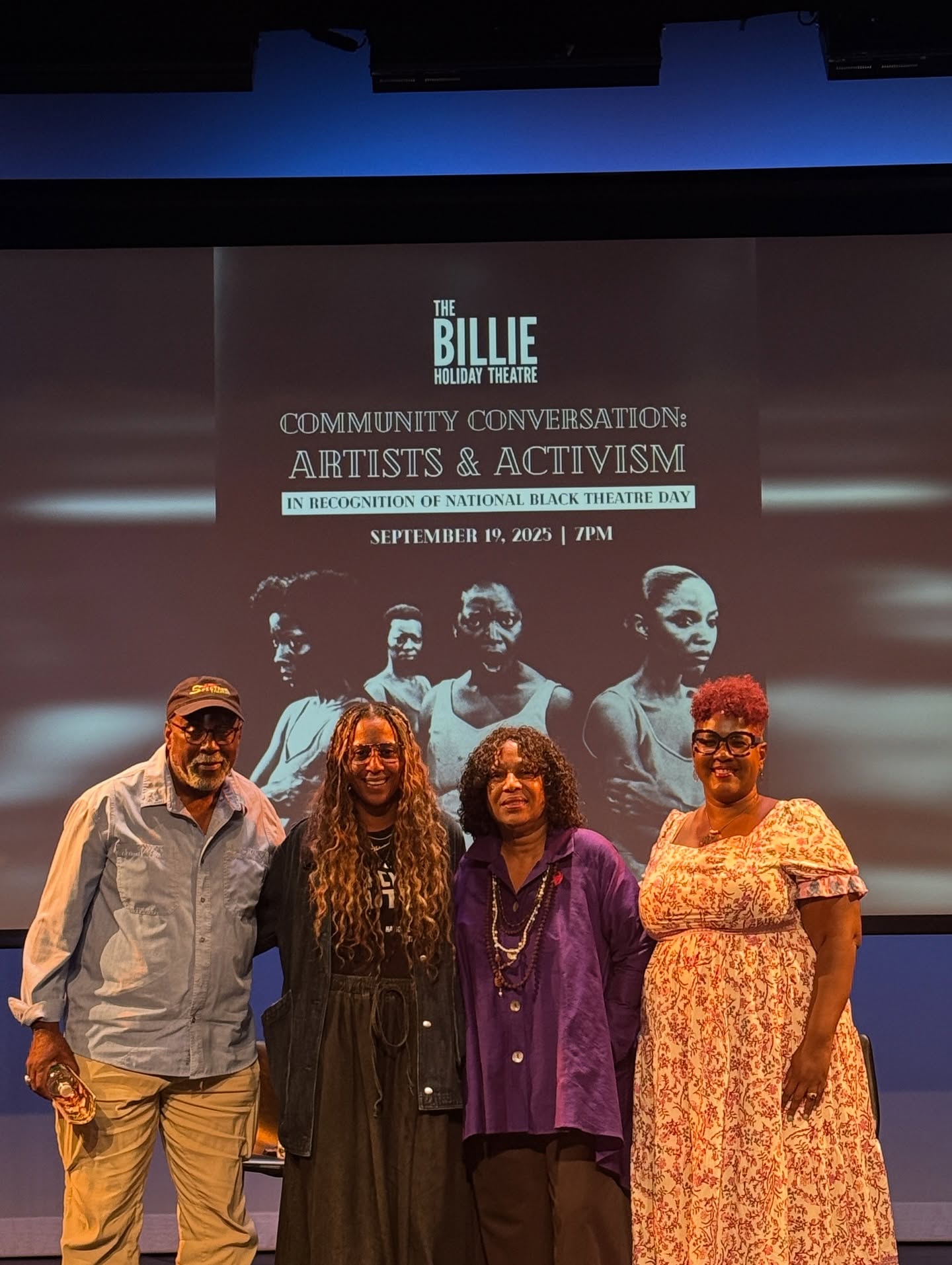 A wonderful Screening of Black Theatre: Making of a Movement, followed by a powerful panel discussion with Carl Clay, Sade Lythcott, Elizabeth Van Dyke, and Shadawn Smith.
Swipe for a word from our Artistic Director, Elizabeth Van Dyke.