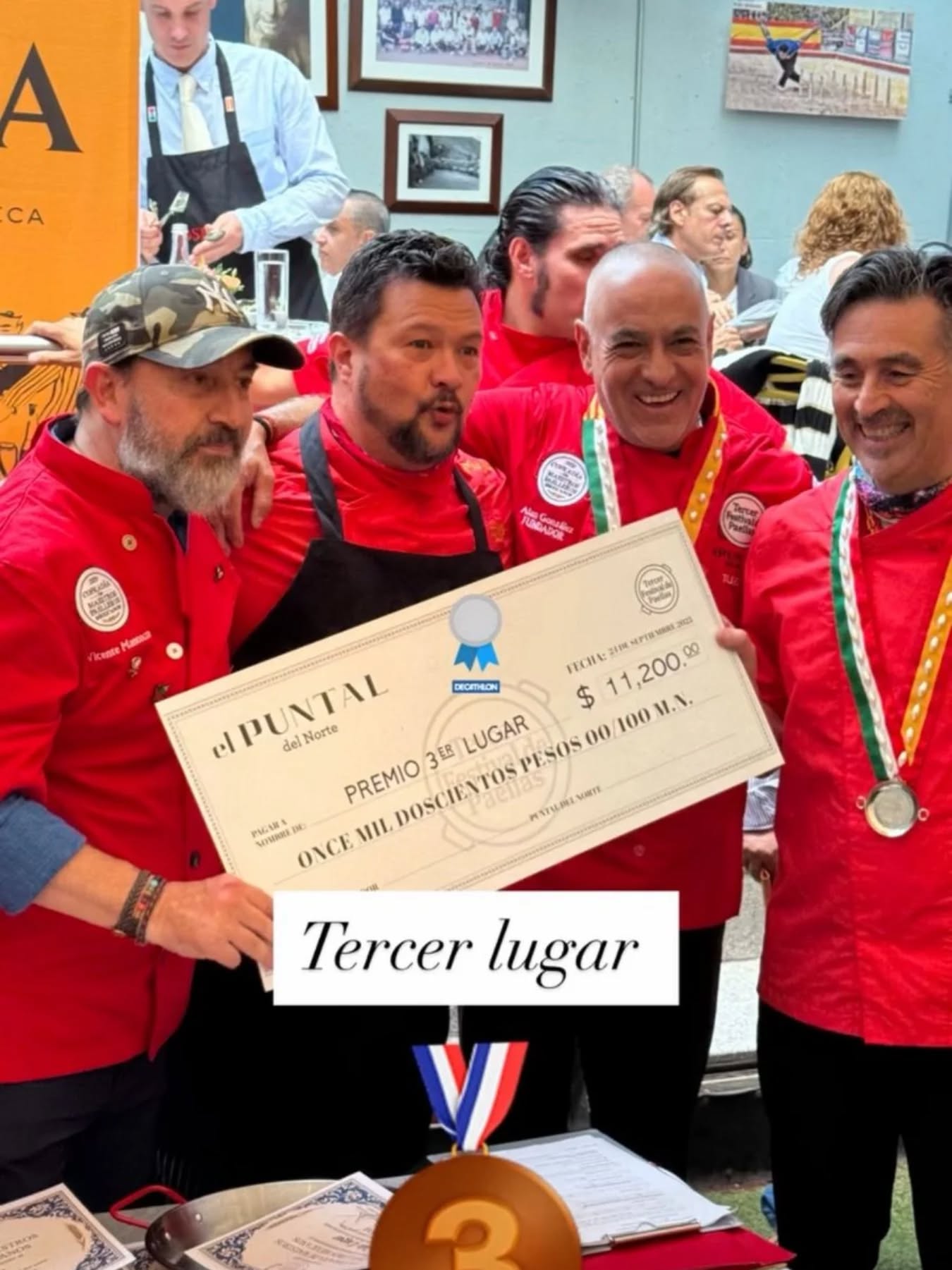 Medallita de Bronce.... salimos con una oreja, en términos taurinos!
Un gustazo panas, nos vemos a la próxima!