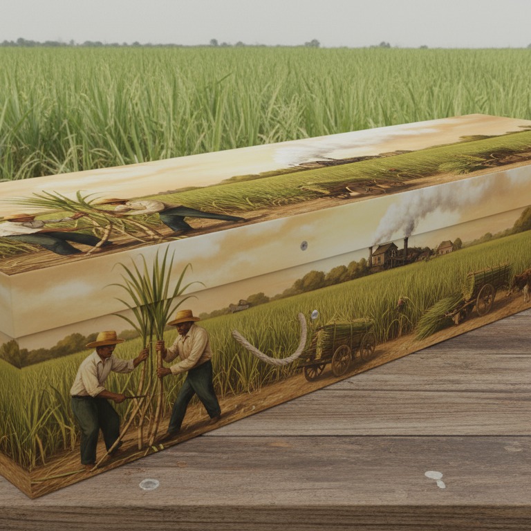 Some families find it too emotional to write on their loved one's Daisybox, so they have it printed instead, to depict the life their person lived. We're working with print partners globally to make this option accessible to everyone, everywhere, because a casket doesn't need to look like a grand piano to honour someone at their send-off.
#sugarcanefarming #daisyboxcaskets