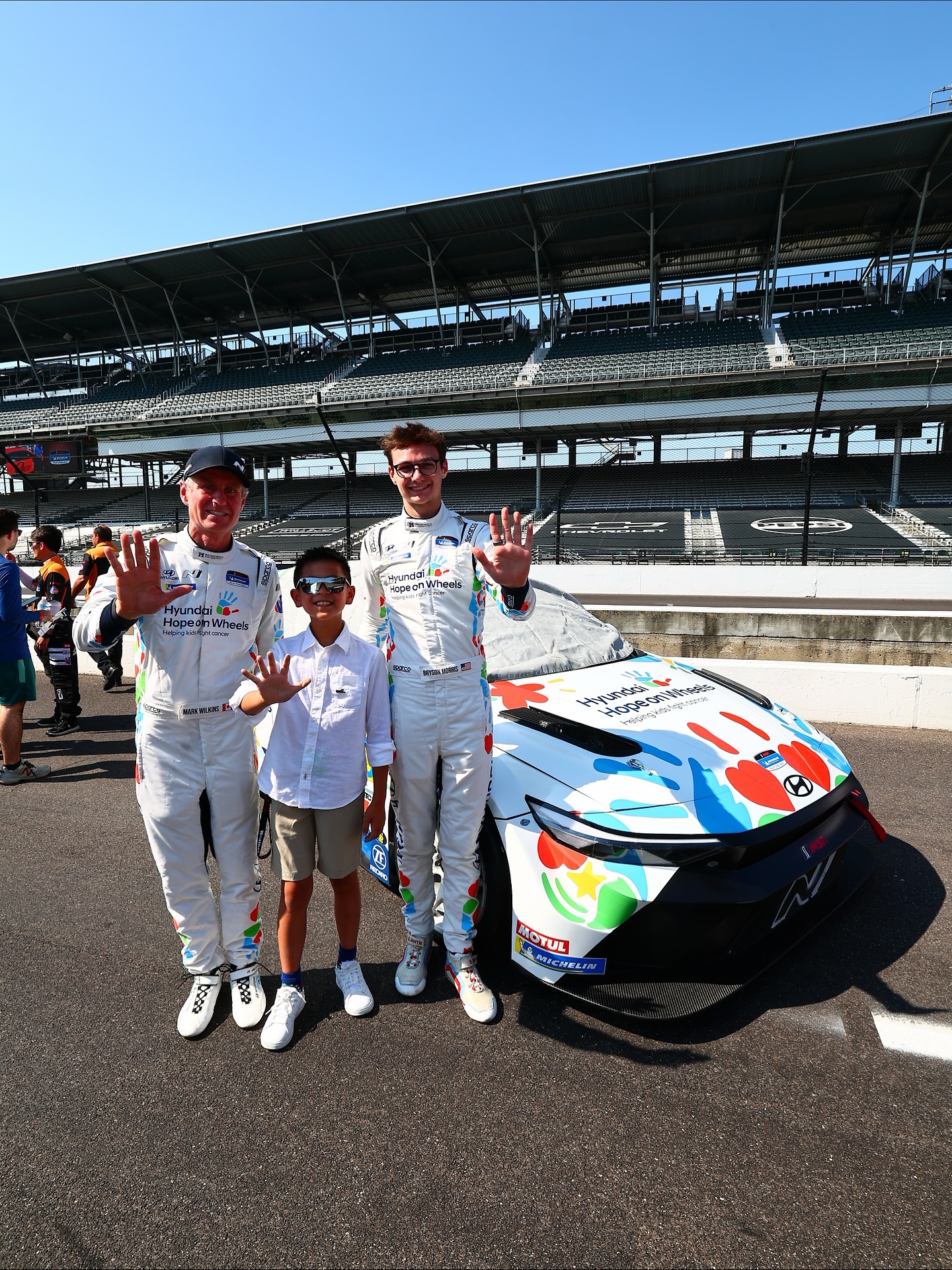 Moments that matter most. 💙
Honored to meet brave heroes like Hope on Wheels ambassador Jackson. Our #33 carried a special Hyundai Hope on Wheels livery at Indianapolis that not only looked incredible but was truly inspiring.
It was a heartfelt and emotional event. We pushed to lead laps and raise awareness of the incredible work that HHOW does in its fight to #endchildhoodcancer.
Hyundai Hope on Wheels has awarded over $277M in research grants, thanks to Hyundai Motor America and its nationwide dealers.
We have one more race left on the calendar and we’ll be pushing hard to end the season on a high. 🏁