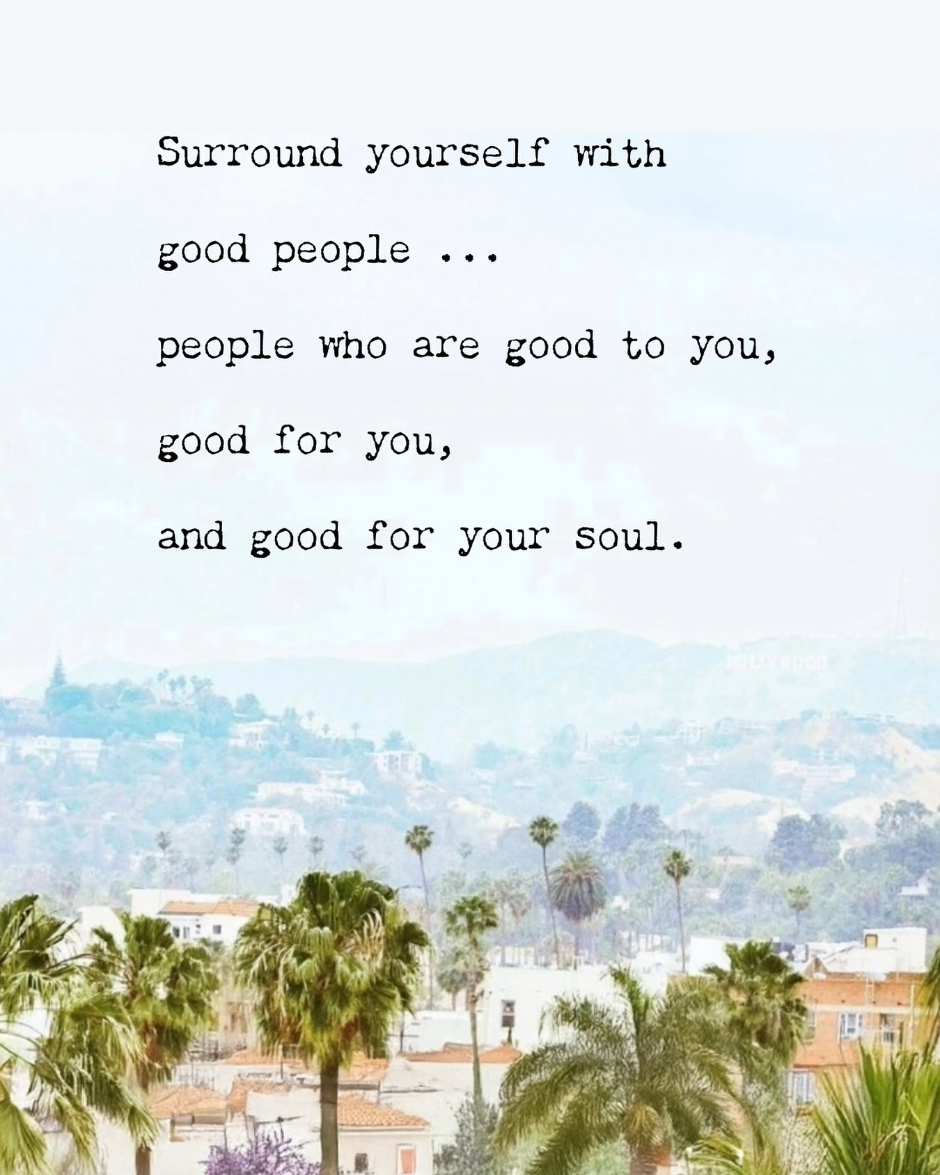 💌 At the end of the day it all comes down to being good to others. And when that goodness grows, we will continue to surround ourselves with more good people …
people who are good to you,
good for you,
& good for your soul.
#goodmorning #goodvibesonly #loveandbeloved #stayclosetopeoplewhofeellikesunshine #goals