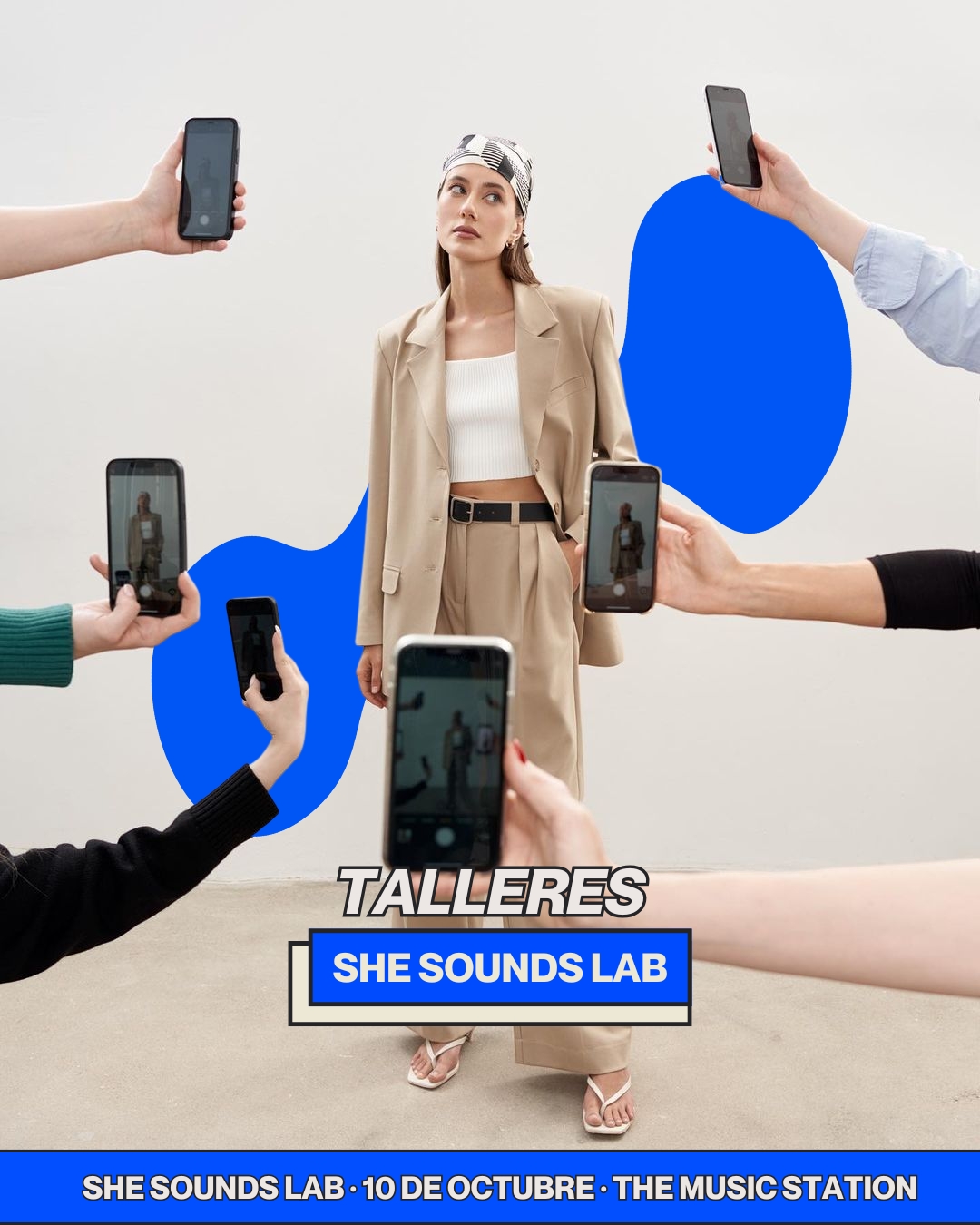 Este año te esperan dos talleres prácticos diseñados para inspirarte y darte herramientas reales:
💎 “¿Qué es lo que te hace ser auténtica?” by UNOde50 x Carla Menéndez
Un recorrido creativo para conectar contigo misma y expresarlo a través de las joyas.
📂 Electronic Press Kit (EPK) by Resonare
Aprende a construir un EPK sólido y auténtico que potencie tu proyecto artístico y te abra nuevas oportunidades.
Dos experiencias distintas con un mismo objetivo: ayudarte a descubrir, mostrar y proyectar tu identidad.
#shesoundslab