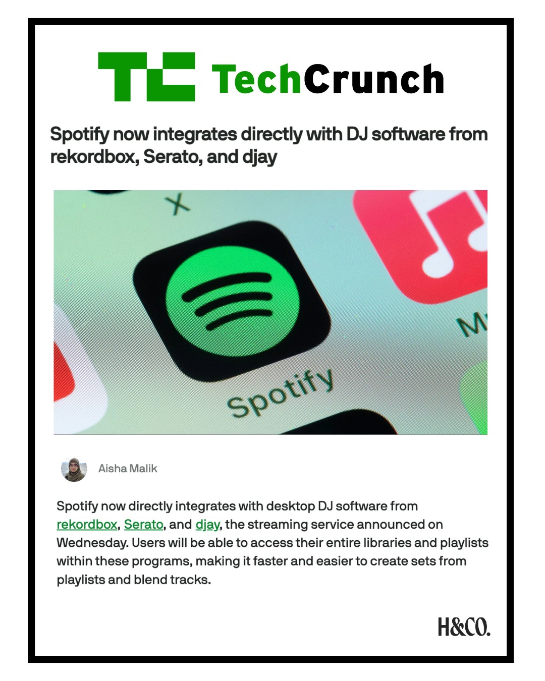 Hey Serato DJs 🗣️ You're going to want to hear this.... Earlier this week @serato announced the long-awaited integration of Spotify into Serato DJ Pro and Lite. Now DJs can mix, sample, and explore Spotify's catalogue of over 100M tracks, saved public and private playlists, and liked songs. This means faster prep, instant access to fresh releases, and endless inspiration - right inside Serato DJ 🎧🎛️🎶