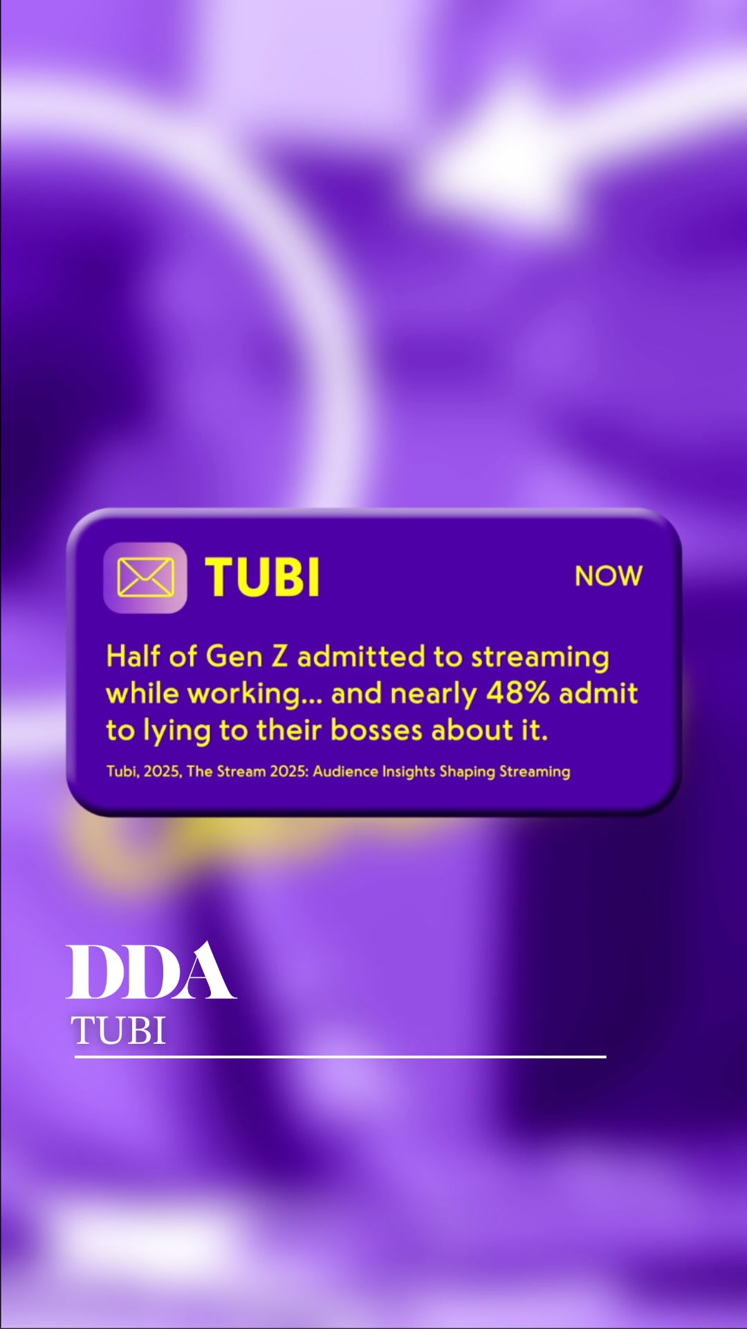 Calling all workplace streamers 📣
DDA partnered with @tubi to launch a Chrome Extension campaign that lets Tubi web users safely stream their favorite titles while on the job.
With just a keystroke or toggle, your video pauses and a decoy page pops up, complete with business jargon, productivity tips, and charts; so you look busy when you need to.
Download the Chrome Extension through the link in our bio 🤳🏼 and keep up the good work 👍📈