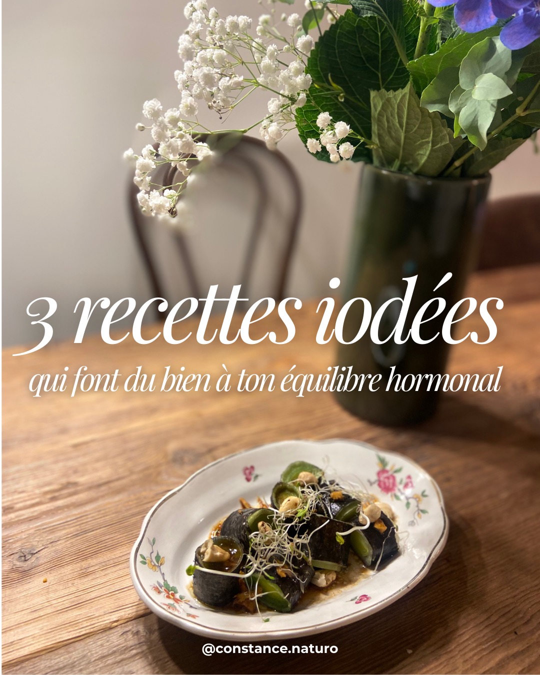 đż Lâiode : ce minĂ©ral quâon nĂ©glige trop souventâŠ
Et pourtant, il est indispensable Ă la fabrication des hormones thyroĂŻdiennes. Sans lui, la thyroĂŻde tourne au ralenti : risque dâhypothyroĂŻdie, fatigue, prise de poids, humeur en berne, cycles irrĂ©guliers, effets indirect sur le cycle menstruel et la fertilitĂ© ⊠bref, tout notre Ă©quilibre hormonal peut en pĂątir.
Je tâexplique tout cela plus en dĂ©tail dans le post.
Le hic ? Lâiode est encore trop souvent oubliĂ© dans lâalimentation du quotidien.
Câest pour cela que je te partage aujourdâhui 3 recettes simples, gourmandes et pleines dâiode pour prendre soin de toi naturellement:
1ïžâŁ **Makis de poireaux**
2ïžâŁ **Toasts de radis & tartare dâalgues** (mon incontournable Ă lâapĂ©ro qui j'avoue, bluffe Ă chaque fois mes amis)
3ïžâŁ **PurĂ©e de pommes de terre aux algues**
đĄ Des recettes faciles Ă intĂ©grer Ă ton quotidien, idĂ©ales pour nourrir ta thyroĂŻde et ton Ă©quilibre hormonal đžâš