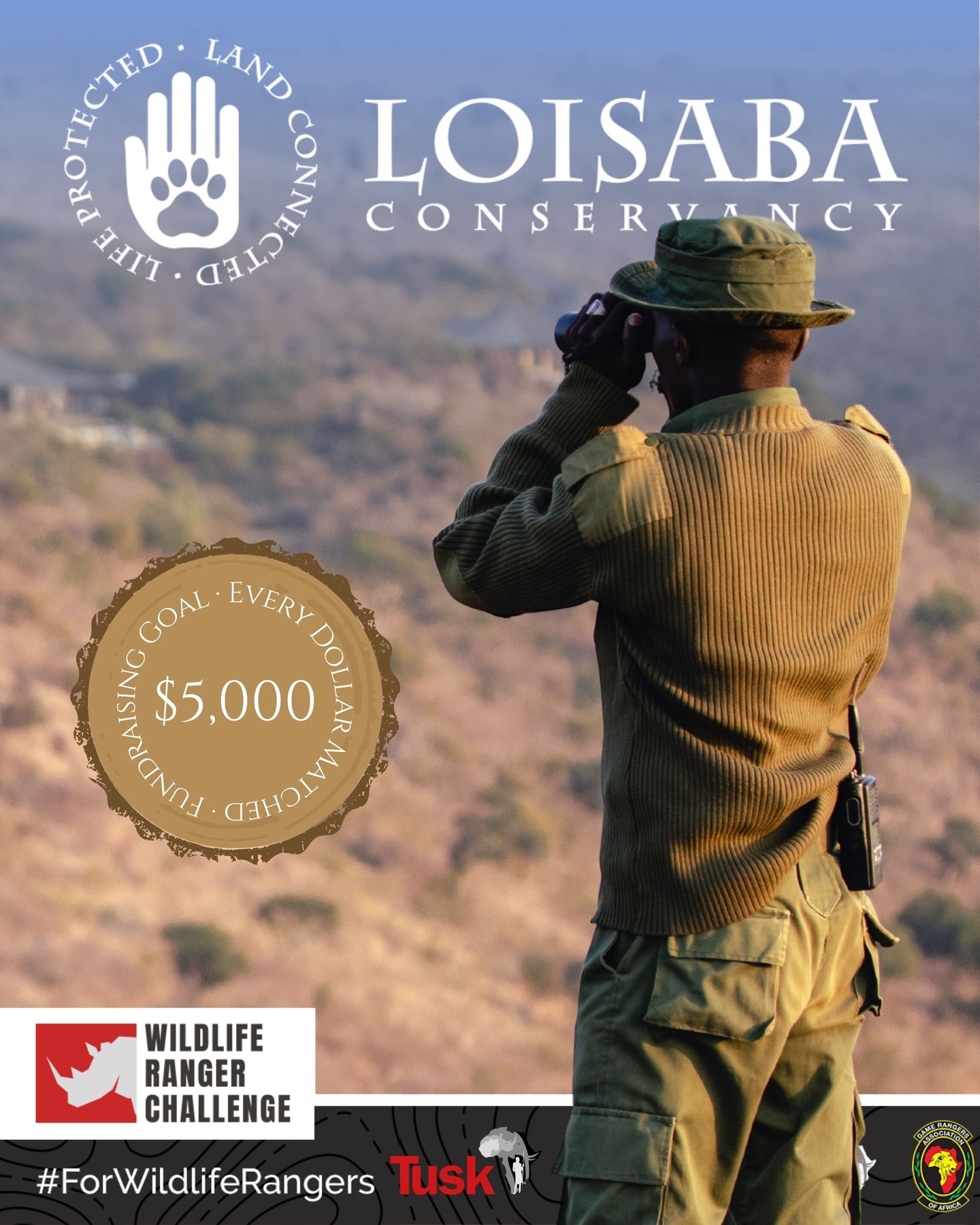Every donation protects more than just wildlife — it protects the rangers too.
As part of the Wildlife Ranger Challenge, Loisaba is aiming to raise $5,000 to support our ranger team as they patrol and protect 58,000 acres of critical habitat — and beyond.
Organised by @tusk_org, the WRC highlights the diverse roles rangers play: from frontline conservation and anti-poaching to supporting communities and securing wildlife corridors across northern Kenya.
Your donation helps fund:
🛡️ Anti-poaching patrols
🩺 Healthcare and insurance
🎒 Vital equipment and ranger welfare
🧭 Cross-boundary conservation efforts
💥 Every donation is matched by Mark Scheinberg — increasing your impact.
🔗 Donate today: https://wildlife.rangerchallenge.org/campaigns/Loisaba-Conservancy (link in bio)
#WildlifeRangerChallenge #ForWildlifeRangers #LoisabaConservancy #LandConnectedLifeProtected #FrontlineConservation #RangersLeadTheWay #RhinoProtection #ProtectWildlife #TuskTrust #ConservationInAction #SupportOurRangers #TrainLikeARanger #LaikipiaConservation #SupportOurRangers @tusk_org @lionlandscapes @gamerangersassociationofafrica