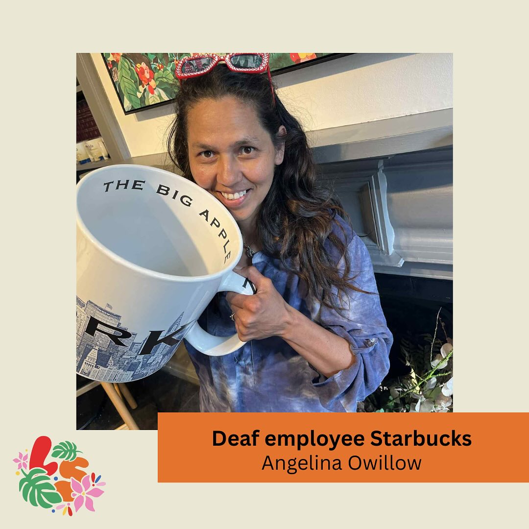 DEAF EMPLOYEE STARBUCKS
.
.
.
Angelina Owillow has been employed at Starbucks Coffee for over 19 years. She is passionate about her work and possesses exceptional communication skills, enabling her to interact effectively with both hearing and hearing-impaired individuals and employees. | @starbucksi9551s
.
.
.
Nationally 🌿: Mesoamerica
.
.
.
Link: https://youtu.be/8bTsVi8yg3U
.
.
.
#latinesordos #latinespotlight #wecan #latinoamérica #latino #latinownedbusiness #hispanicheritagemonth #latinesordoscan