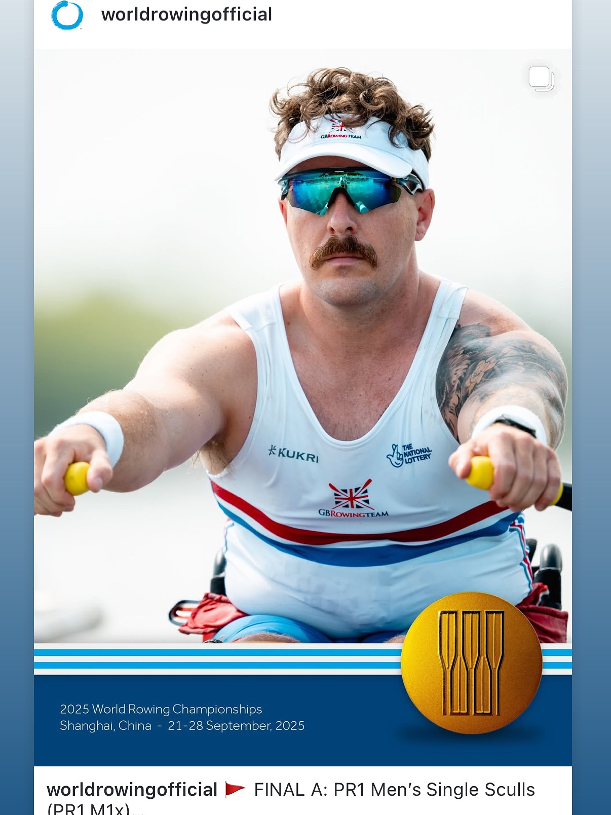 What a day of racing at the World Rowing Championships in Shanghai!
Pictured are the Men’s and Women’s PR1 events’ podia. The competition continues.
Check out the live action at World Rowing’s website.
PR1 = athletes power their single scull (one rower with two oars) boats using arms and shoulders only (no significant trunk or legs) strapped into a fixed seat (not a standard sliding seat)
Interested to learn more or get involved in para rowing?
Check out Para Rowing Foundation’s website.
PRF power athletes with disabilities around the world to fulfil their potential, whatever that looks like, from entry level to elite.
We do this through creation of opportunities and removal of barriers.
In the 2025 World Champs, PRF have directly supported 10 athletes in 4 classifications representing 6 countries competing on the world stage.
#ParaRowing #everyBODYrowing #WRC2025