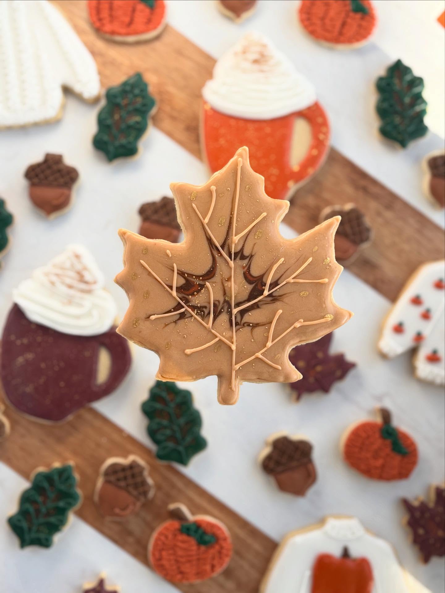 A giant maple leaf of maple butter.