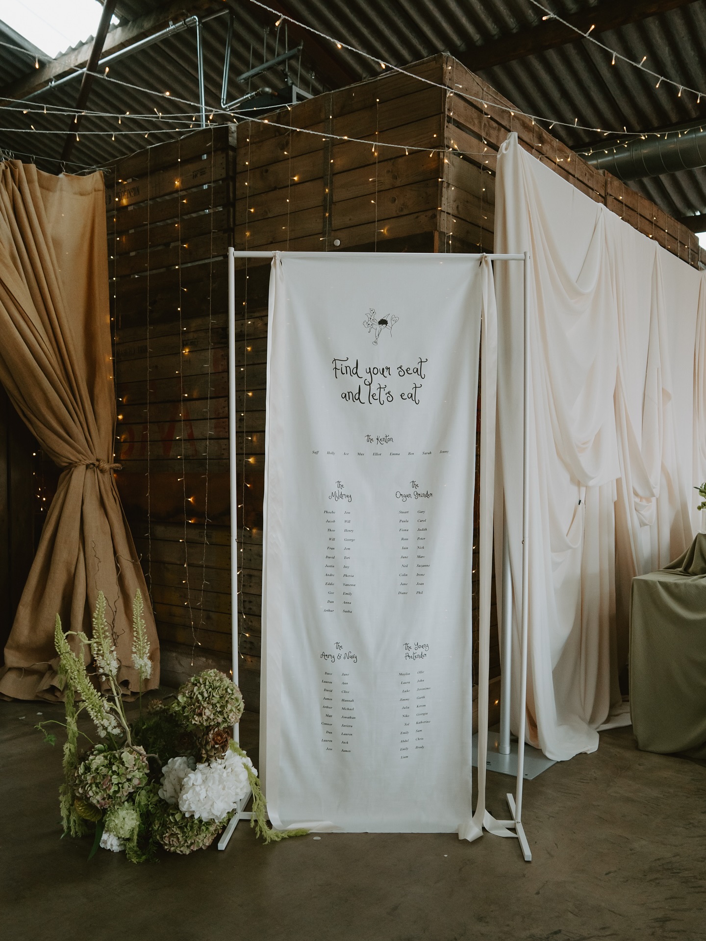 “We wanted the day to be personal, and a true reflection of us as a couple” Emma & Elliot
Emma & Elliot’s wedding was a masterclass in considered details. From the thoughtful signage, to the way the food was served, the styling had substance and their love story flowed right through the space, in every little detail. A true reflection of their young, stylish & energetic love 🤍 @togetherjournal
Photos: @kirstygreat.photo
Planning, styling + coordination: @orangetreeweds
Floral design: @thebudandpot
Stationery: @sundownpaper
Venue: @grangebarn
Catering: @big5catering
Bar @vivid_bar_services
Illustrations @saffswhiskers
Audio guestbook @calleouk
MUA: @amy.george.makeup @makeupbylati
Cake: @rubylouscakes
Dress: @theownstudio
Tabis: @maisonmargiela
Shoes: @paraboot_official
Registrar: @yourceremony001
Evening jumpsuit @dyspnea_
Confetti @conciousconfetti_uk
.
.
.
#weddingstationer #onthedaystationery #weddingmenu #weddingtabledecor #welcomesigns #tableplan #seatingchart