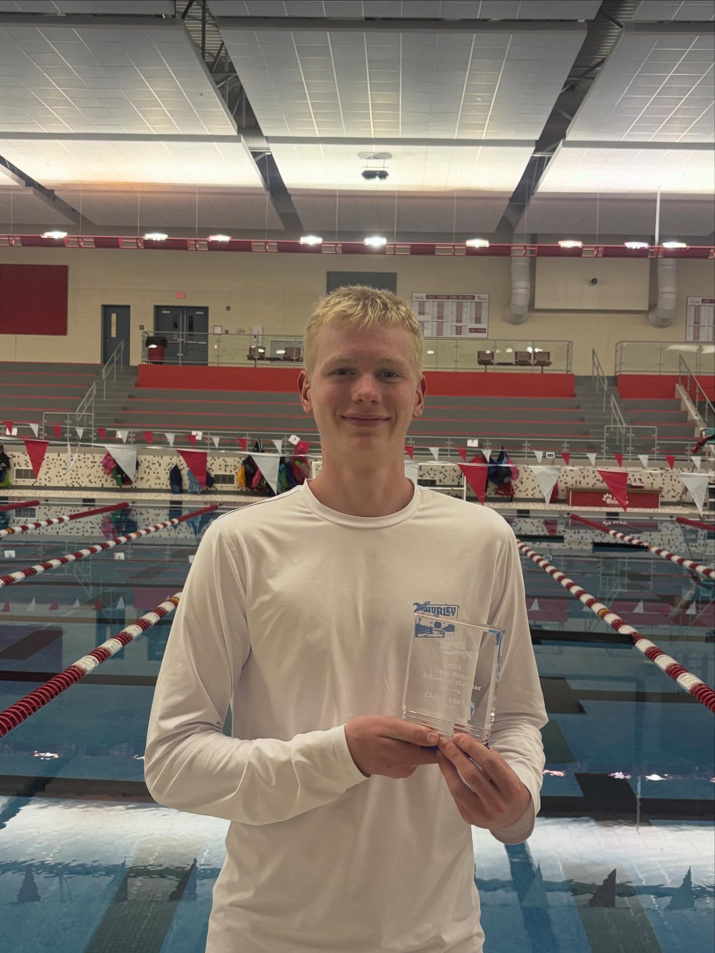 Congrats to Caden Askren as he was named the 2025 IN Open Water Athlete of the Year! #TigerUp