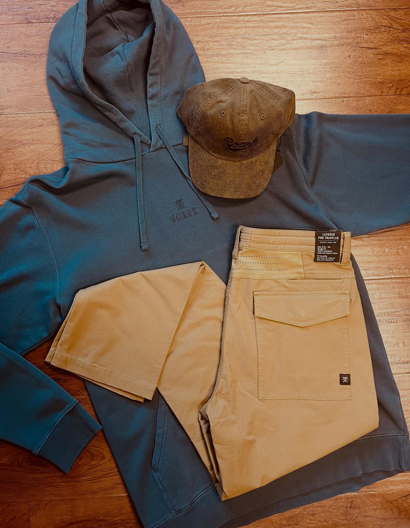 Roark outfit!!! The pants have been tested by Jesse, and he rates them at a 10/10. Available in Black or Tan and only in the Comox Shop.