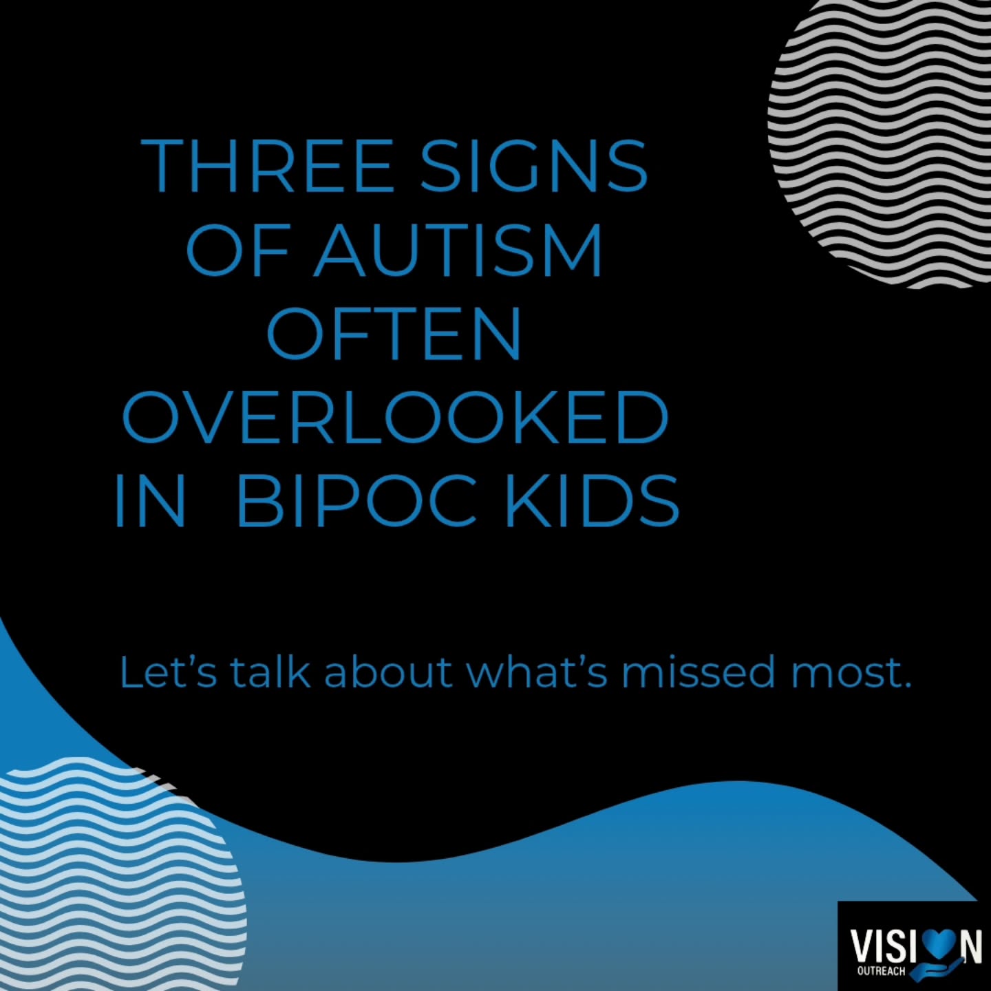 3 Signs of Autism That Get Overlooked in BIPOC kids ✨
Too often black and brown children are misdiagnosed or overlooked because signs of autism are mislabeled as "shy," "bad behavior," or " acting out."
💡When we know better, we do better!
💭 Which of these signs surprised you the most?
Drop a comment below⬇️
Save and share to spread awareness 💙
#visionoutreach #autismawareness #neurodiversity #supportnotstigma #autismintheblackcommunity