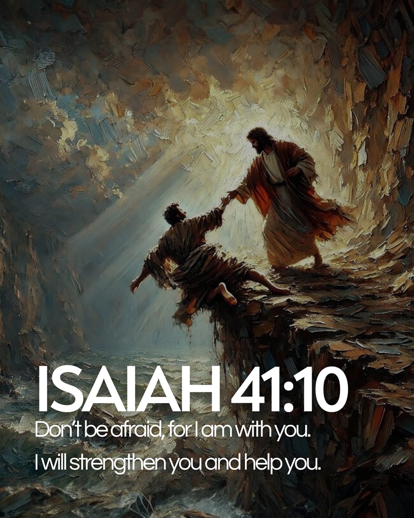 Life gets heavy sometimes.
But God didn’t ask you to carry it alone.
“Don’t be afraid, for I am with you. I will strengthen you and help you.”
Isaiah 41:10
You’re held, even when you feel weak.