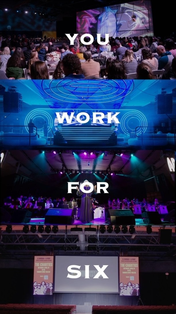 Six Productions: Where the show never stops, and neither do we. 😎
#LiveEvents #EliteSocials #EventTech #EventPlanners #CorporateEvents #Lighting #Audio #EventProduction #Rigging #Staging #ProductionCompany #WorkingForSix #SixProductions