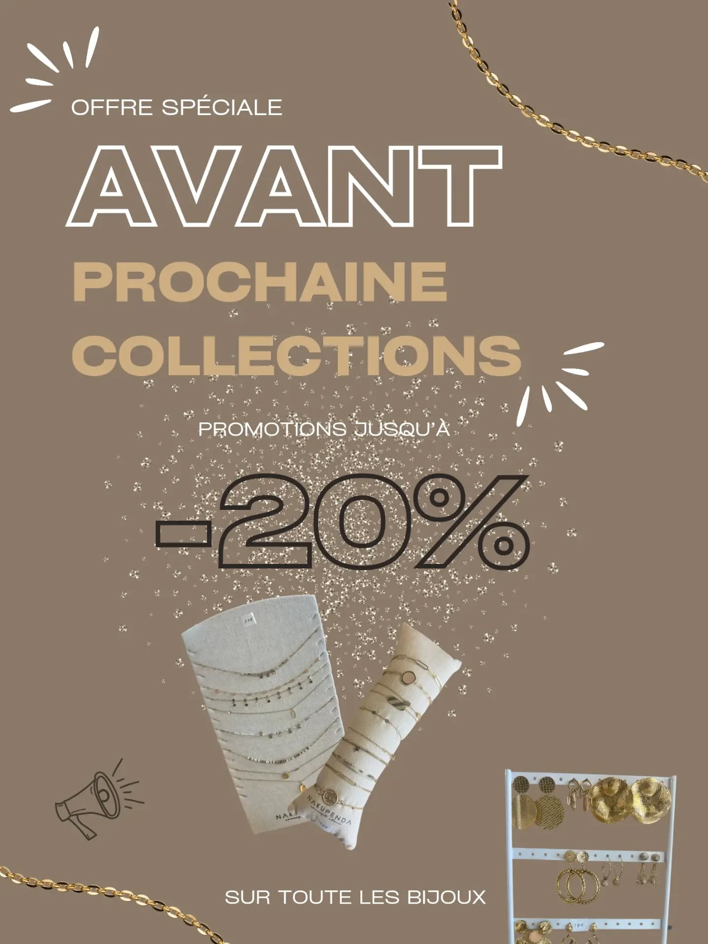 Ça se passe dès aujourd'hui !
✨Profite de -20% sur nos bijoux
NAKUPANDA ✨
Il n'y en aura pas pour tout le monde 😁
L'unique, 18 Rue Dr Picquenard
29000 Quimper
#bijoux#promo#lunique#cafegourmand