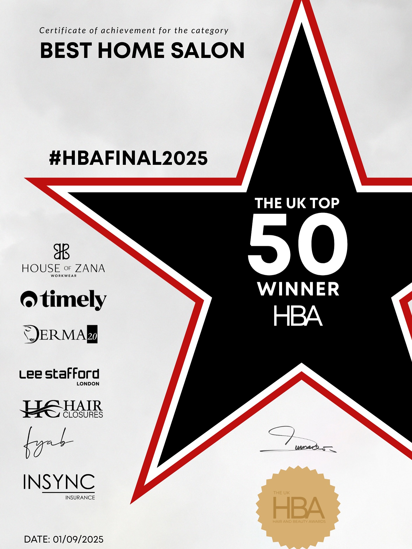 I am beyond thrilled to announce 📣
I placed no.23 in the @hairandbeautyawardsuk for Best Home Salon 💖✂️🏡
I am forever grateful to all of you 🎉🥳🙏
Thank you for coming to my little salon it means the world to me!
Phie x
#besthomesalonuk #besthomesalon #hbaawards #hairandbeautyawards2025