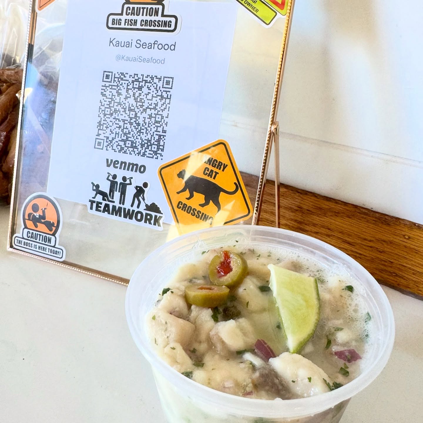 One of our favorites!! Ceviche will be there tonight @anahola_marketplace 5-9pm
#kauailife #freshfish #ceviche #fishermansbestfriend #kauaiseafood