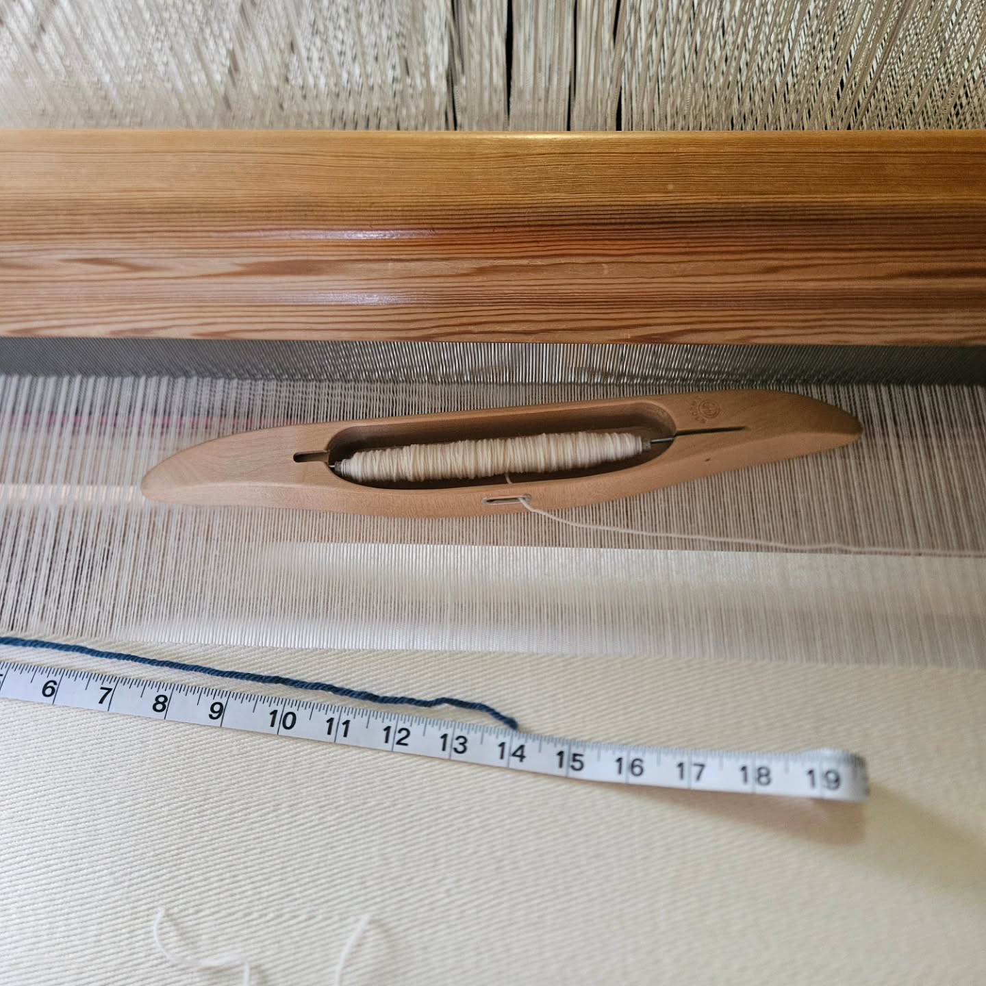 So close! 14" left to weave for 4 yards total. I may brave the spiders (why are they so bad this year??) to weave some more tonight after dinner. Or get pizza delivery for us tomorrow night and push through until it's done.
The end of a large project is always bittersweet. That huge dopamine rush is unmistakable. But because I have spent most of my time on this loom for the past several weeks, I'll feel a little adrift for a bit, despite having so much to do to prepare for October shows. However, I am also excited to see what the client makes with this when they receive it.
Celebrations tomorrow night!
.
#commissions #weavingprocess #weavingwithwool #weaving #weavingfabric #fiberartist #horsenroundfiberstudio #smallbusiness #sustainablefashion #sustainability #slowfashion #weaversofınstagram #periodfashion