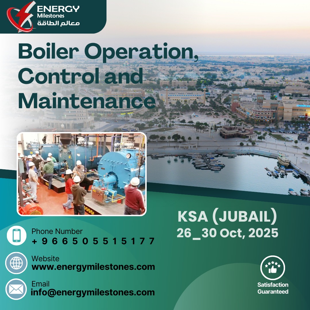 Boiler Operation, Control and Maintenance
.....
https://2u.pw/dlOqOq
.....
#Energymilestones #Training #Training_center #Energymilestones
#Boiler #Operation #Controlย #Maintenance