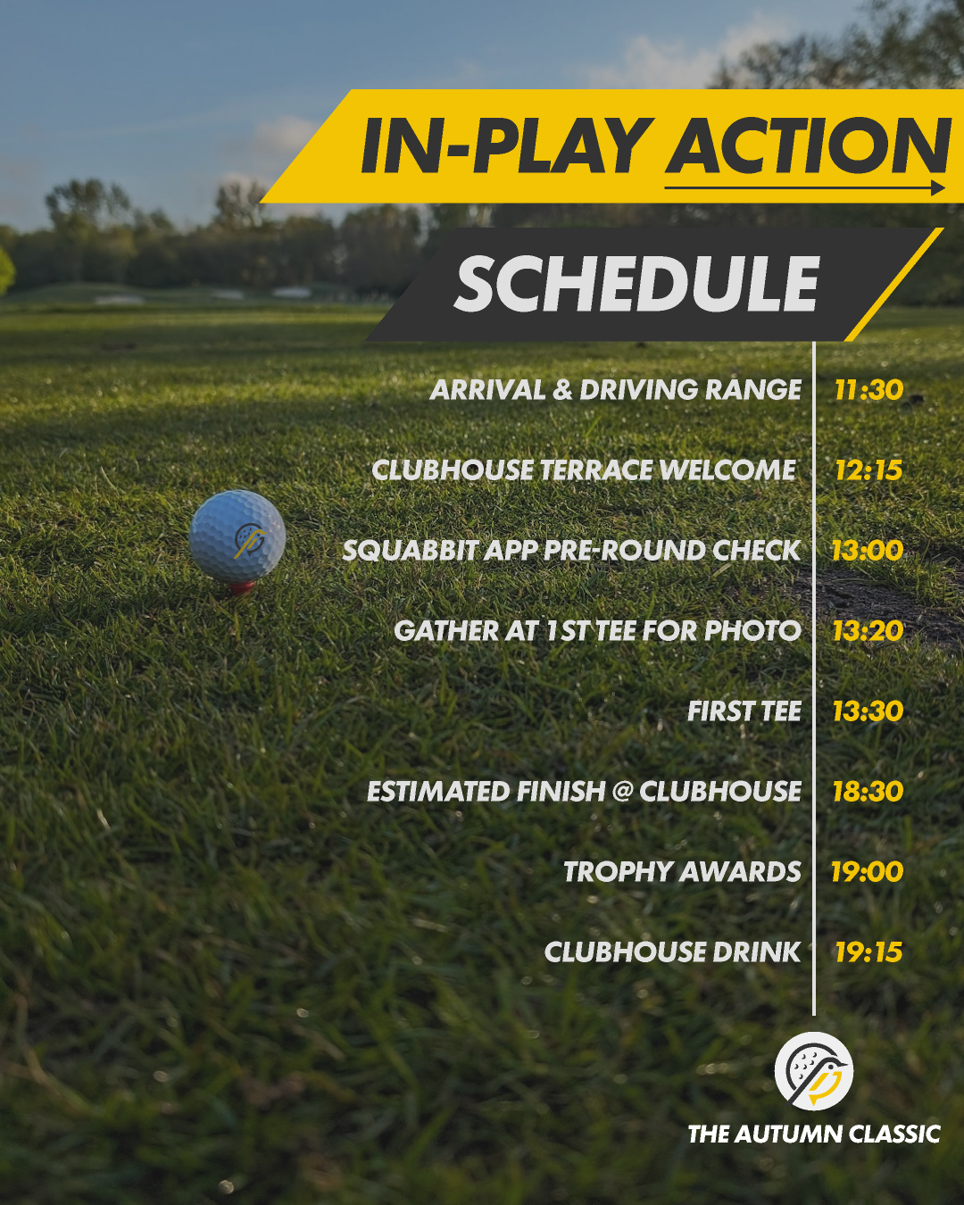 📣 Full Schedule, Long Drive & Closest Pin Reveal!
Tomorrow we head to Sweetwoods Golf Club for the first time on the LFG Tour. Here is the full schedule for the day.
🚀🎯 Swipe across and you'll also find out which holes to focus the most on if you fancy taking home bragging rights and a certificate to show off at family BBQs.
LONGEST DRIVE 🚀
Hole 3 so very little time to warm up for this one. Just gotta grip it and rip it.
CLOSEST TO THE PIN🎯
Hole 17 comes around and players are faced with a short par 3 but it's over water and with a bit of an elevated green. Anything could and probably will happen.
🏆 The Autumn Classic
🗓 Saturday 27th September
📍 Sweetwoods Golf Club, TN8
#LFGTour #LFG #LFGTourTheAutumnClassic
#Golf #golfsocieties #golfsocietiesuk