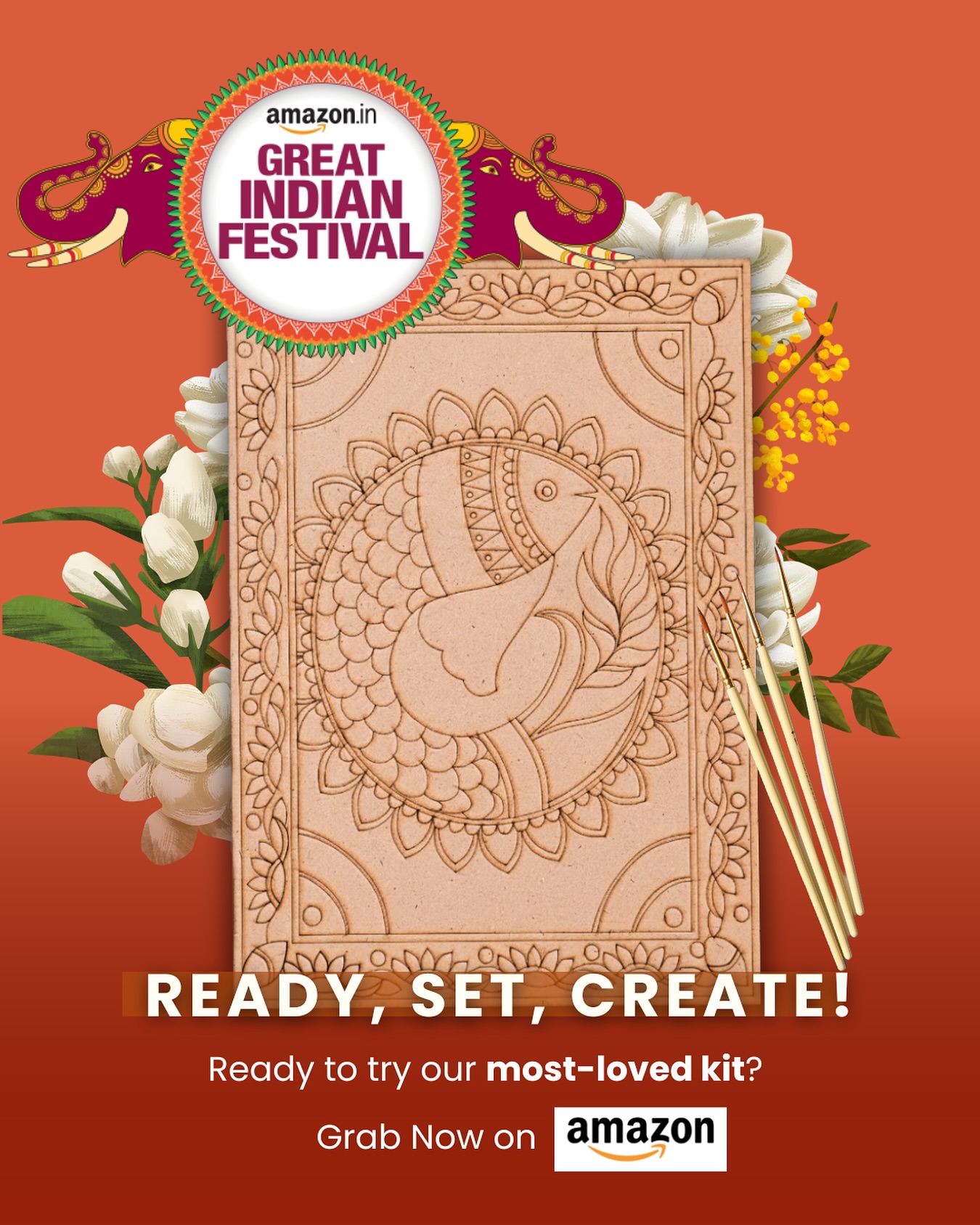 Bring some good luck into your home with this beautiful Madhubani fish art kit! 🎨 The intricate designs are perfect for relaxing and getting creative.
Grab it now at an amazing offer, available only during the Amazon Great Indian Festival!
Get yours now—link in bio!
#MadhubaniArt #IndianArt #DIYCrafts #ArtKit #CreativeMinds #GoodVibes #HandmadeWithLove #LuckyFish #AmazonGreatIndianFestival #GreatIndianFestival #AmazonIndia #ShopOnAmazon