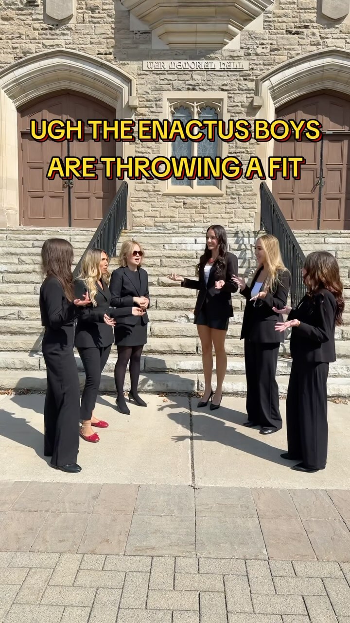Enactus boys love their fits 👔👨💼 #enactus #enactusguelph #guelph #club #gryphon #fit #fitcheck #reel