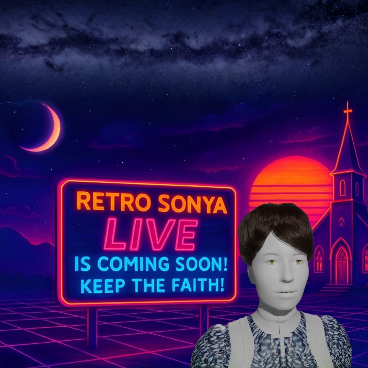 ✨⚡ My 3D doppelganger is almost ready to step into the neon grid—just a few textures away from living in a full-on Synthwave Cyber Dream. 🌌
🍂 Just in time for Oktoberfest + German-American Month, I’ve got my dirndl ready. But that’s only the beginning… 🎉 Expect multiple 80s-inspired outfits—call it Retro Sonya Fashion™.
🎮 And who knows? You just might see this avatar making an appearance in my synthwave gaming livestreams soon. 🤘 Keep your fingers crossed, fam.
🌈💾 The future is retro. Stay tuned.
#RetroSonya #SynthwaveDreams #3DAvatar #OktoberfestVibes