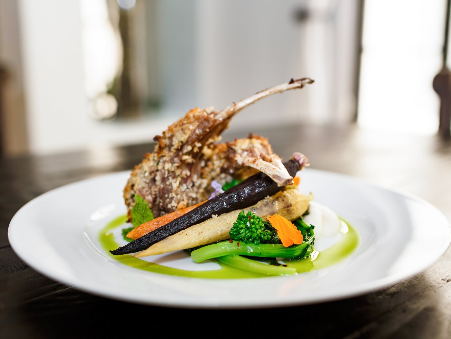 My recipe for the perfect Herb-Crusted Lamb Chops with Braised Carrots 🐑
For the Lamb Chops:
8 lamb chops (about 1 inch thick)
3 cloves garlic, minced
2 tablespoons fresh rosemary, chopped
2 tablespoons fresh thyme, chopped
3 tablespoons olive oil
Salt and black pepper to taste
1 tablespoon Dijon mustard
For the Braised Carrots:
2 pounds carrots, peeled and cut into 2-inch pieces
2 tablespoons butter
1 medium onion, diced
2 cloves garlic, minced
1½ cups chicken or vegetable broth
2 tablespoons honey
1 tablespoon fresh thyme
Salt and pepper to taste
2 tablespoons fresh parsley, chopped
Instructions:
For the Braised Carrots:
Heat butter in a large, heavy-bottomed pot over medium heat. Add onion and cook until softened, about 5 minutes.
Add garlic and cook for another minute until fragrant.
Add carrots, broth, honey, and thyme. Season with salt and pepper.
Bring to a boil, then reduce heat to low, cover, and simmer for 25-30 minutes until carrots are tender.
Remove lid and cook for another 5-10 minutes to reduce liquid slightly. Garnish with parsley.
For the Lamb Chops:
Let lamb chops come to room temperature for 30 minutes before cooking.
Mix garlic, rosemary, thyme, olive oil, salt, and pepper in a small bowl to make a paste.
Brush lamb chops with Dijon mustard, then coat with the herb mixture. Let marinate for 15 minutes.
Heat a large oven-safe skillet over medium-high heat.
Sear lamb chops for 2-3 minutes per side until golden brown.
Transfer skillet to a preheated 400°F oven and cook for 5-7 minutes for medium-rare (internal temperature of 130°F).
Let rest for 5 minutes before serving.
-
-
-
-
-
-
-
#privatechef #dayinmylife #cooking #cookwithme #foryou