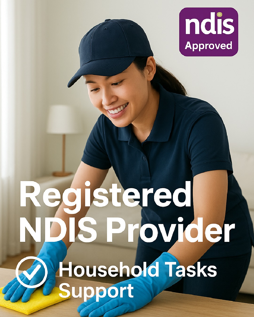 ✨ We’re excited to share the news – Eileen Cleaning Services is now a Registered NDIS Provider! ✨
We’re here to support participants with Household Tasks, making daily life easier and more comfortable. 🏡💙
✅ Professional & reliable cleaning
✅ Tailored to your needs
✅ Friendly, trusted team
Let us help you keep your home safe, clean, and welcoming.
📞 DM us to learn more!
#NDIS #NDISProvider #HouseholdTasks #NDISCleaning #NDISSupport #EileenCleaningServices #DisabilitySupport #CleaningServices #NDIScleaning #NDIScleaner
