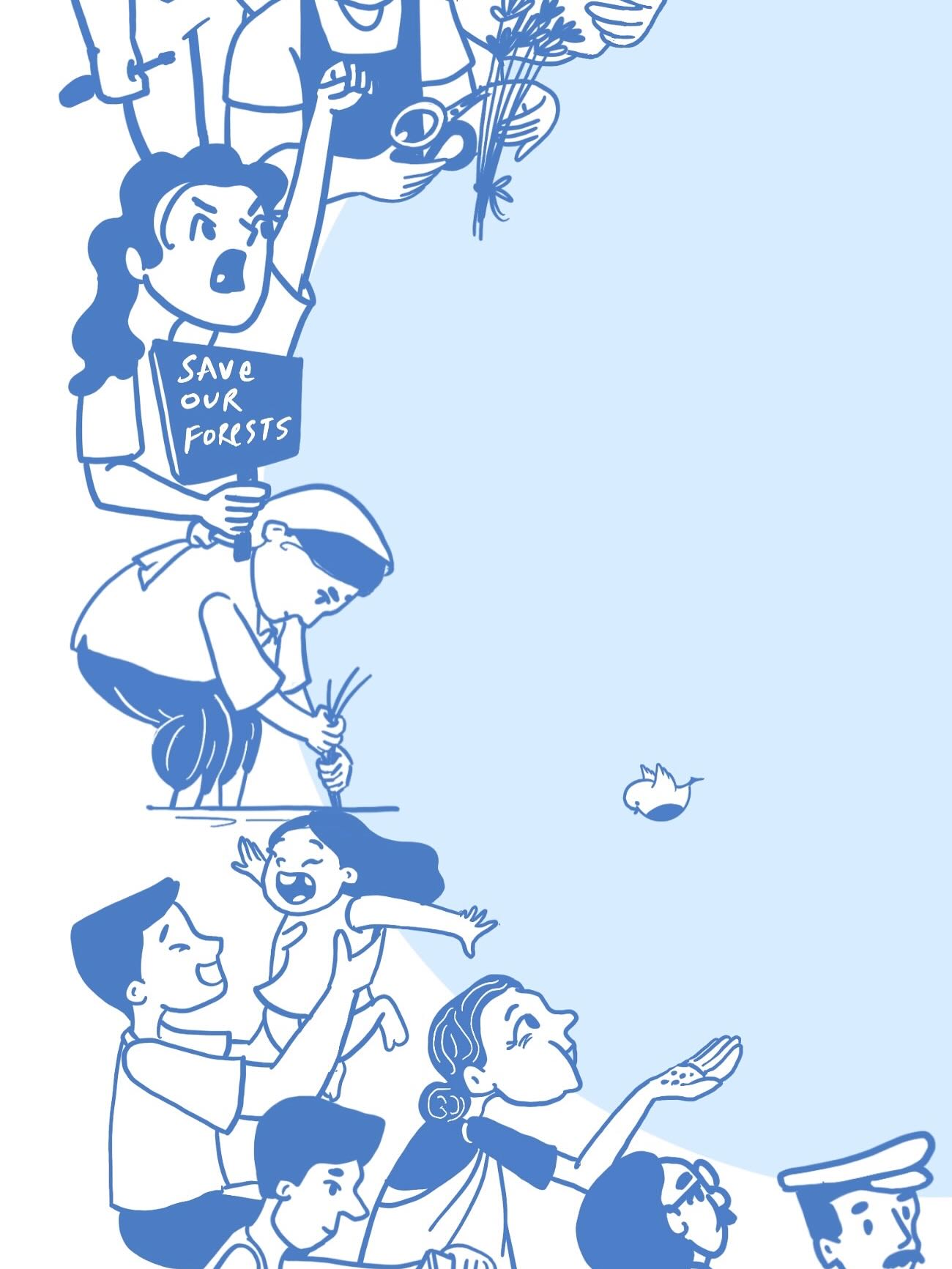 People.
Made this one to reaffirm my (barely existing) hope in humanity than anything else. Work available as part of @bazinega ‘s Indie Ink festival happening today and tomorrow.
📍Attagallata, Bengaluru