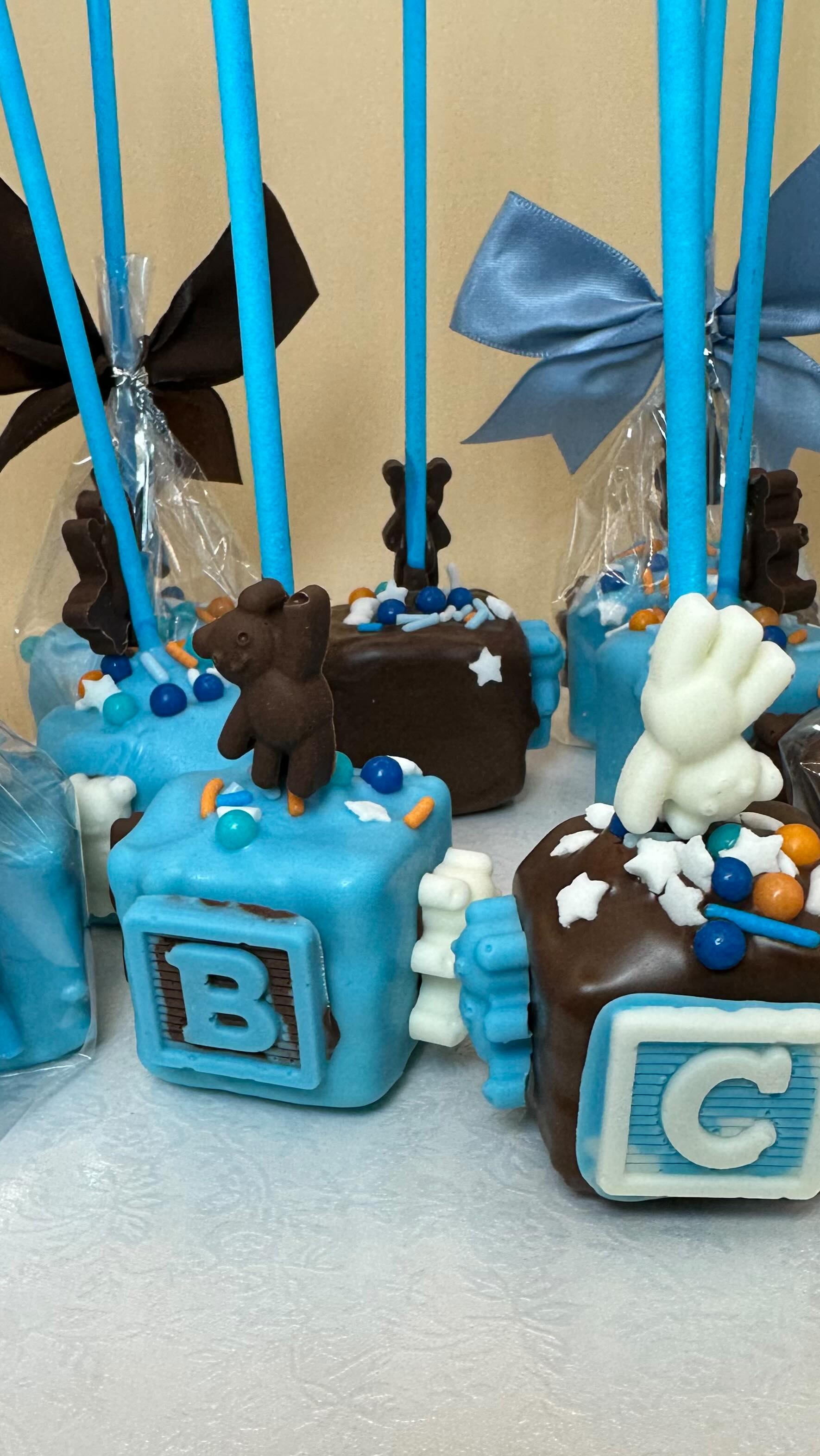 We Can Bearly Wait! Custom Cookies and Treats! Contact Baked XPressions for your special day or any day!