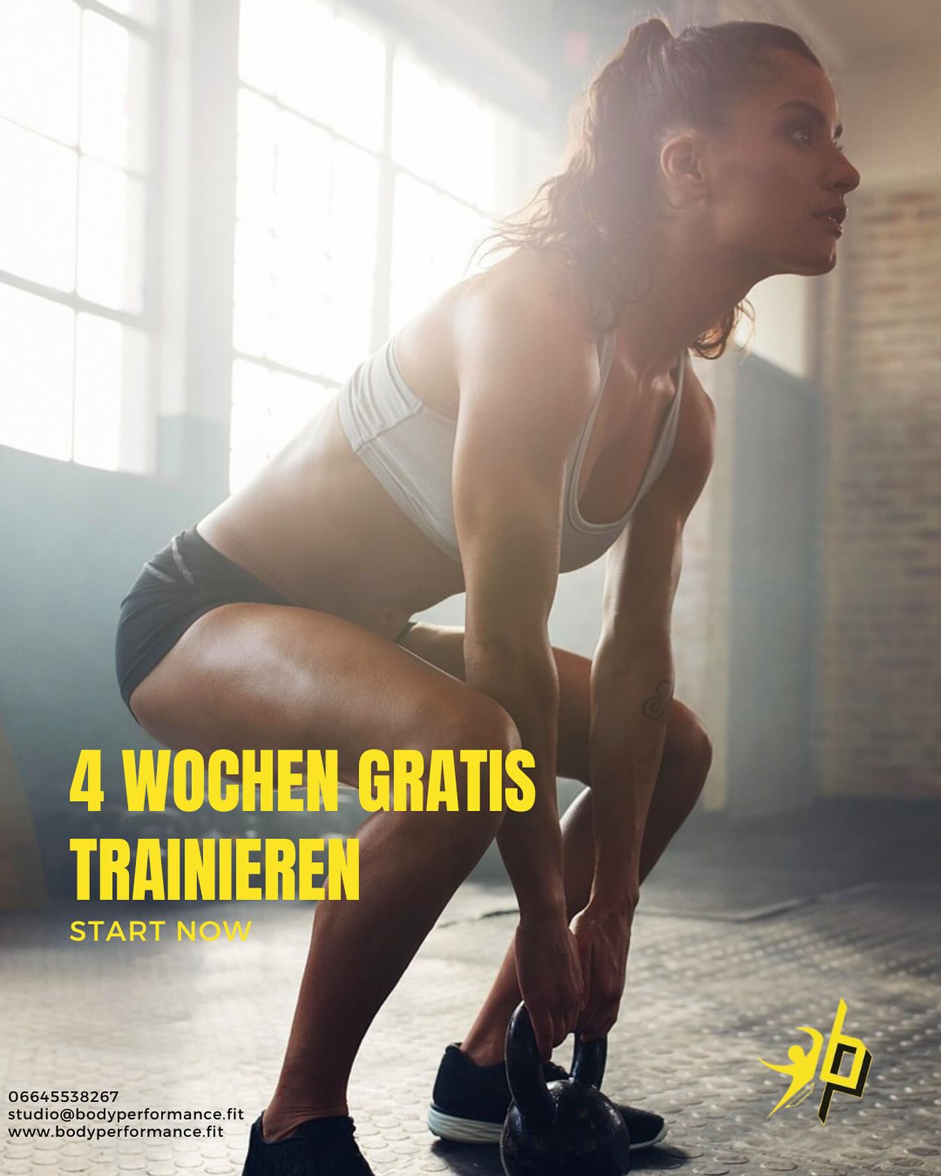 🔥 Starte jetzt durch!
👉 4 Wochen GRATIS trainieren* und deine Fitness auf das nächste Level bringen.
💪 Worauf wartest du noch? Dein stärkstes Ich wartet schon!
*Nur gültig bei Abschluss einer Jahresmitgliedschaft.
📞 0664 5538267
📧 studio@bodyperformance.fit
🌐 www.bodyperformance.fit
#bodyperformance #bodyperformancestudio #bodyperformanceleibnitz #xundmacher #diexundmacher