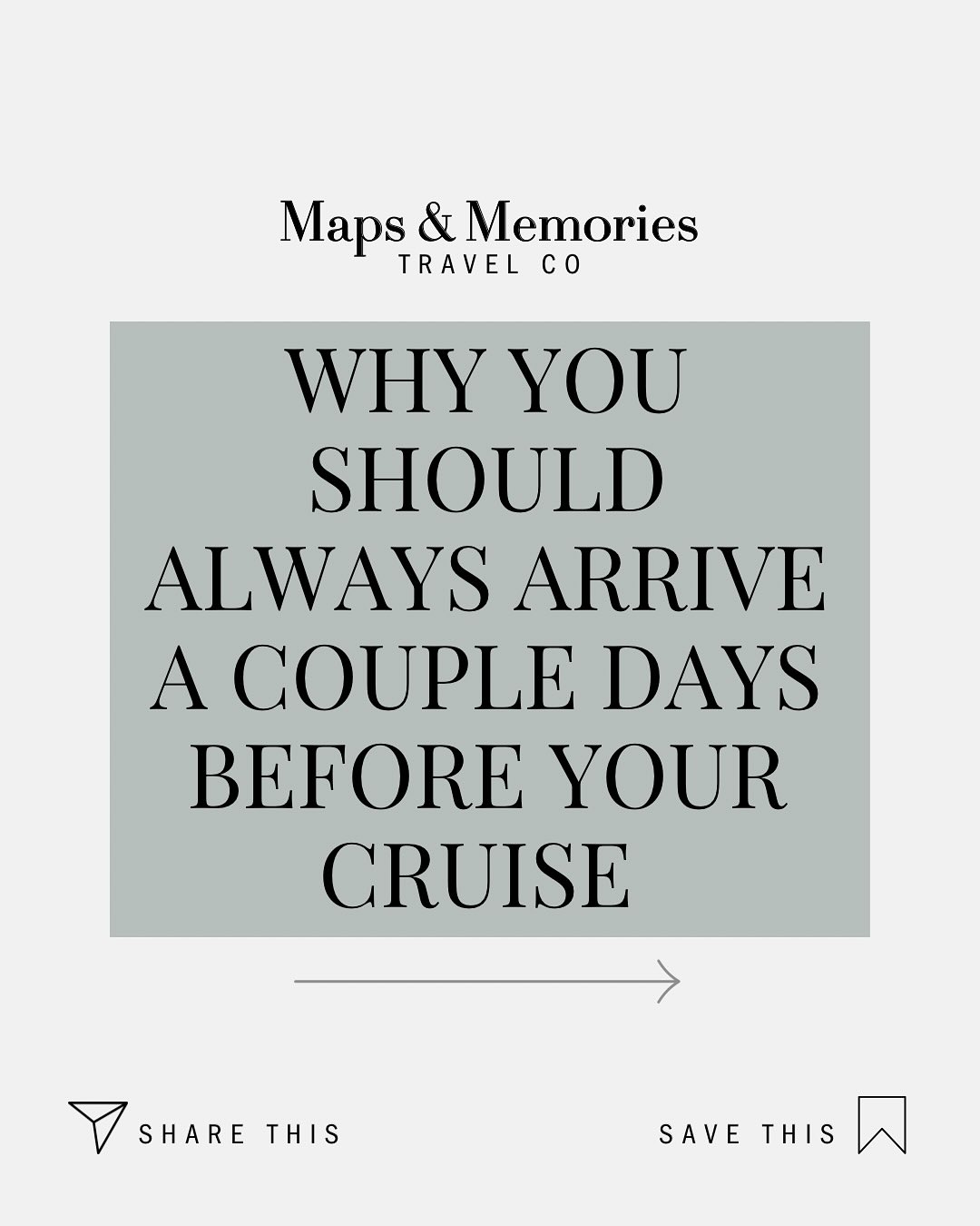 Why You Should Always Arrive at Least 1 Day Before Your Cruise … 🚢
Arriving early avoids the possibility of a flight delay ruining your trip & gives you a chance to explore the city you are departing from.
When I plan your family cruise, I will organize your pre-cruise accommodation & transfer options. I’ll take care of the details, so you can focus on the things that matter. 🧑🧑🧒🧒
📌 Save this post for the next time you are ready to Cruise! 🚢
#FamilyCruise #DisneyCruiseLines #RoyalCaribbeanCruise #CruiseTips #TravelTipTuesday #YLW #YVR
