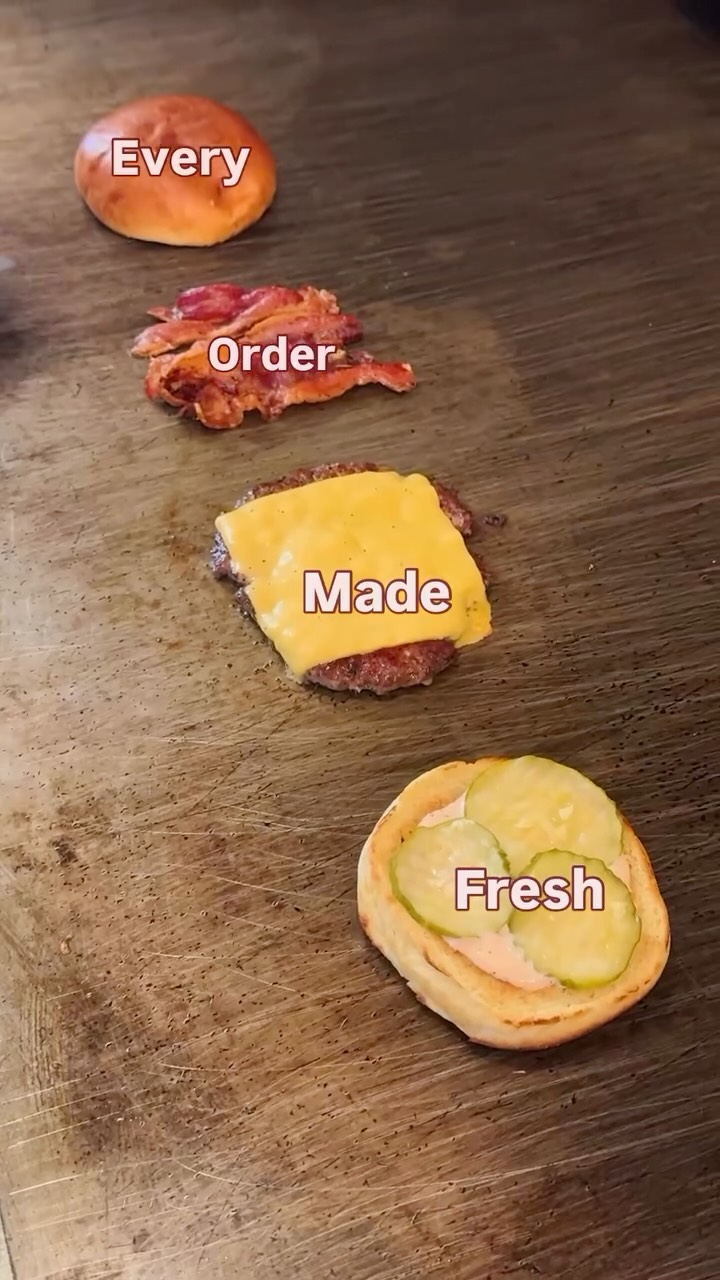 No shortcuts here, every burger’s made fresh the moment you order. 🍔🍟🥤