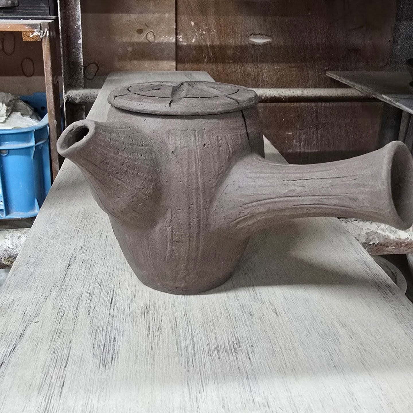 Japanese side handle teapot called a Kyusu. One of my favourite types of teapots.