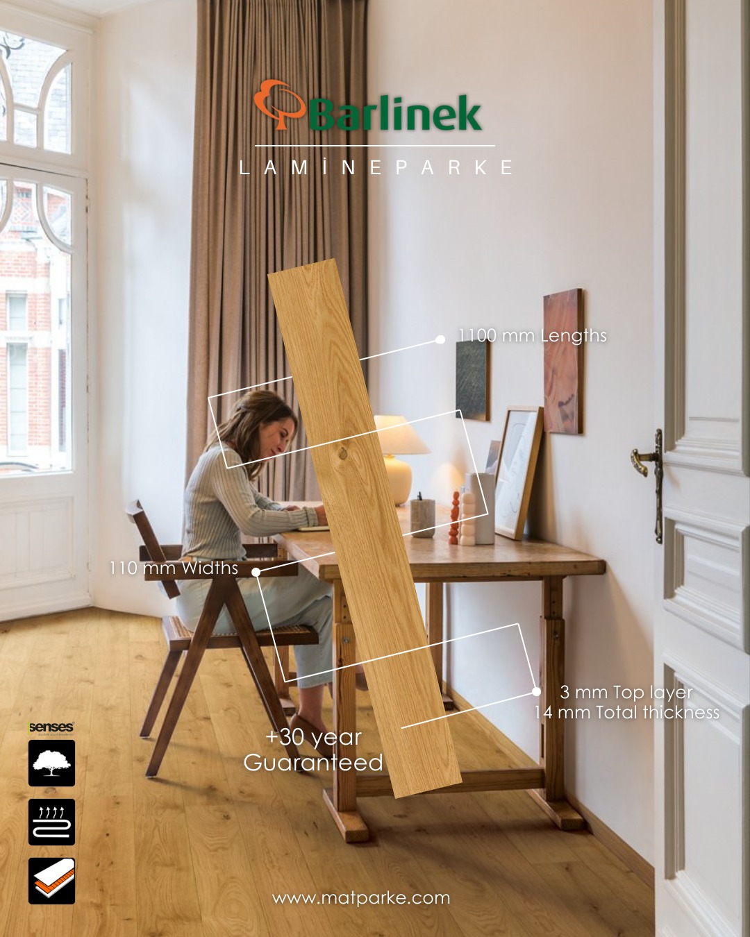 Neden Barlinek Lamine Parke?
Barlinek lamine parke, dünya genelinde lamine parke sektörünün en büyük üreticisi olarak öne çıkıyor. Markamız, Türkiye pazarında premium kalitede fiyat-performans ürünü arayanlar için ideal bir seçenek sunar.
Ürünün Özellikleri ve Avantajları
30 Yıl Garanti: Uzun ömürlü ve dayanıklı yapısı sayesinde, Barlinek parkeler 30 yıl garanti güvencesiyle sunulmaktadır. Bu uzun garanti süresi, ürünümüzün kalitesine olan güvenimizin bir göstergesidir.
Alttan Isıtma Sistemleri ile Uyumlu: Soğuk kış günlerinde zeminden gelen sıcaklığın keyfini çıkarın. Barlinek lamine parke, alttan ısıtmalı zeminler için özel olarak tasarlanmıştır. Bu sayede, parkeleriniz ısıtma sisteminden olumsuz etkilenmez ve evinizde konforlu bir atmosfer yaratır.
Üç Katmanlı Sağlam Yapı: Parkelerimiz, dayanıklılığı artırmak için üç katmandan oluşmaktadır. Alt tabaka dahil olmak üzere tüm katmanlar, fingerjoint çam papel kullanılarak üretilmiştir. Bu özel yapı, parkenin stabilitesini ve uzun ömürlülüğünü maksimize eder.
Defalarca Yenilenebilir Üst Katman: Parkenin üst katmanı, yıllar içinde oluşabilecek yıpranmalara karşı defalarca renovasyon görme imkanı sunar. Bu özellik, parkenizin ilk günkü görünümünü koruyarak maliyetten tasarruf etmenizi sağlar.
Doğal ve Estetik Görünüm: Natur sınıf Barlinek parkeler, az budaklı ve doğal dokusuyla mekânınıza estetik bir hava katar. Dört köşe pahlı yapısı, parkeye derinlik kazandırır ve her bir plakayı belirgin hale getirerek daha şık bir görünüm sunar.
Barlinek lamine parke ile evinizde kalite, konfor ve şıklığı bir arada yaşayın.
#interiordesign
#interiordesigner
#interiors
#architecture
#homedecor
#design
#homedesign
#interiorstyling
#decor
#moderninteriors
#lamineparke
#parke
#ahşap
#parkemodelleri
#zemin
#zeminkaplama
#dekorasyonfikirleri
#evdekorasyonu