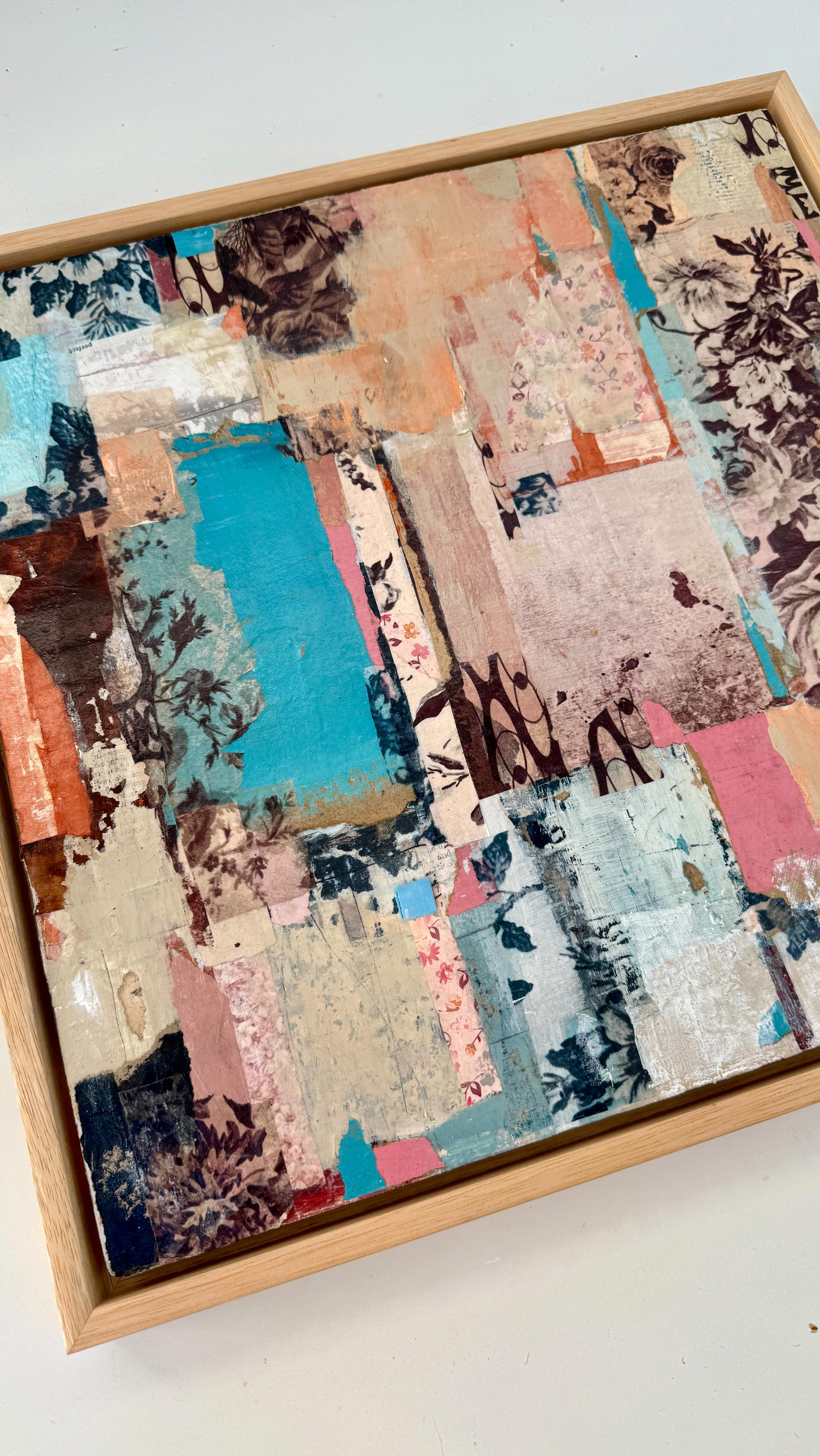 Trust the process. I did!
This is a phrase we hear a lot but it’s very true.
So today I was labelling this piece that I’m calling ‘Flawed Beauty’ to be submitted to @wellandvalleyartsociety and I couldn’t resist looking back through photos and videos to remind myself how I got there.
Inspired by peeling back layers of wallpaper and plaster showing the history that can be uncovered in house renovations ( of which we’ve done many!) I always find fascination and beauty in the disparate parts that somehow are now connected to each other…. It’s a bit of an obsession I think.
Now it’s all sealed and varnished in its lovely wooden frame from @easyframe_uk ready to be submitted for an exhibition next week.
And I also included the very messy shot of my studio tables as this piece underwent its progress… yes I’m a messy worker.
If you are an artist are you too?
And if you are a collector or just enjoy looking at Art do you like seeing the process, the messy middle as we call it and then eventually the finished piece?
We hope you will come to the exhibition at @stamfordarts too. Starts on Tuesday 30th September. All welcome !