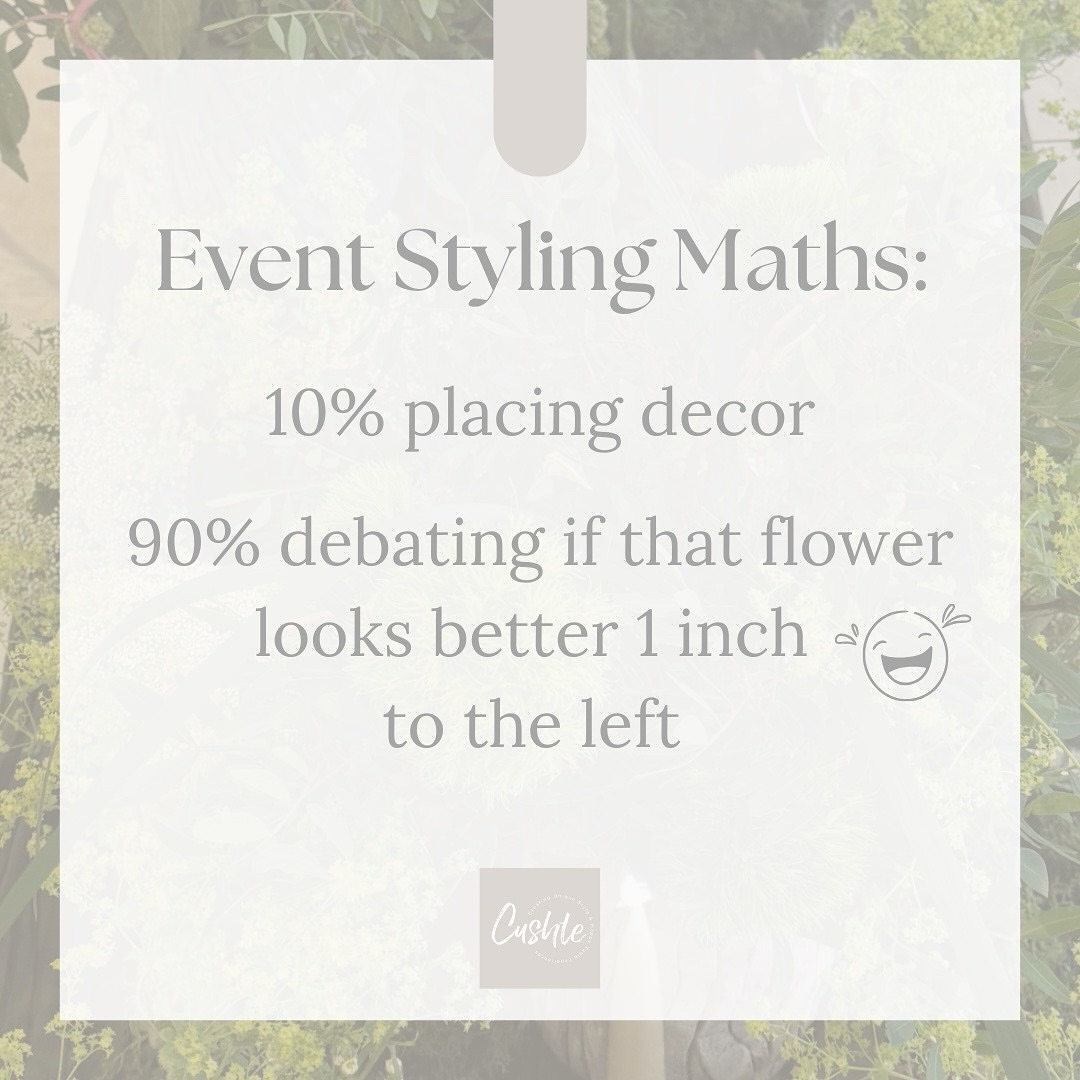 𝑇𝑖𝑛𝑎: moves the same flower back and forth 10 times 🌸🙃
𝐽𝑒𝑛𝑛𝑖𝑐𝑎 & 𝑀𝑎𝑛𝑖𝑠ℎ𝑎: taking the mickey as usual 😂
But we all agree… those final details are what make Cushte tables pop ✨
#SisterGoals #CushteLondon
#decordetails #tablescaping #funny #makeworkfun #eventstyling #corporatebranding #privatedining