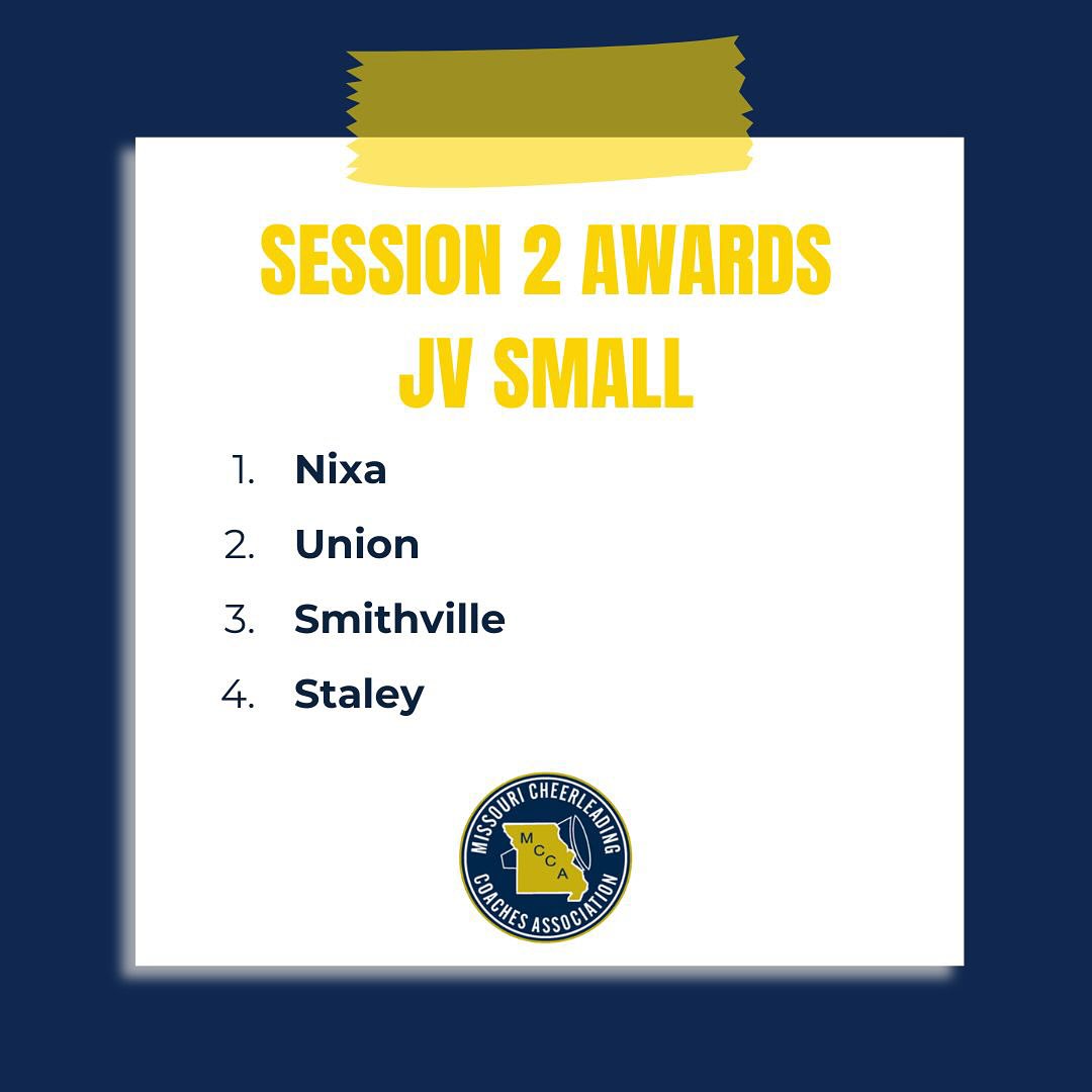 SESSION TWO RESULTS 💛💙