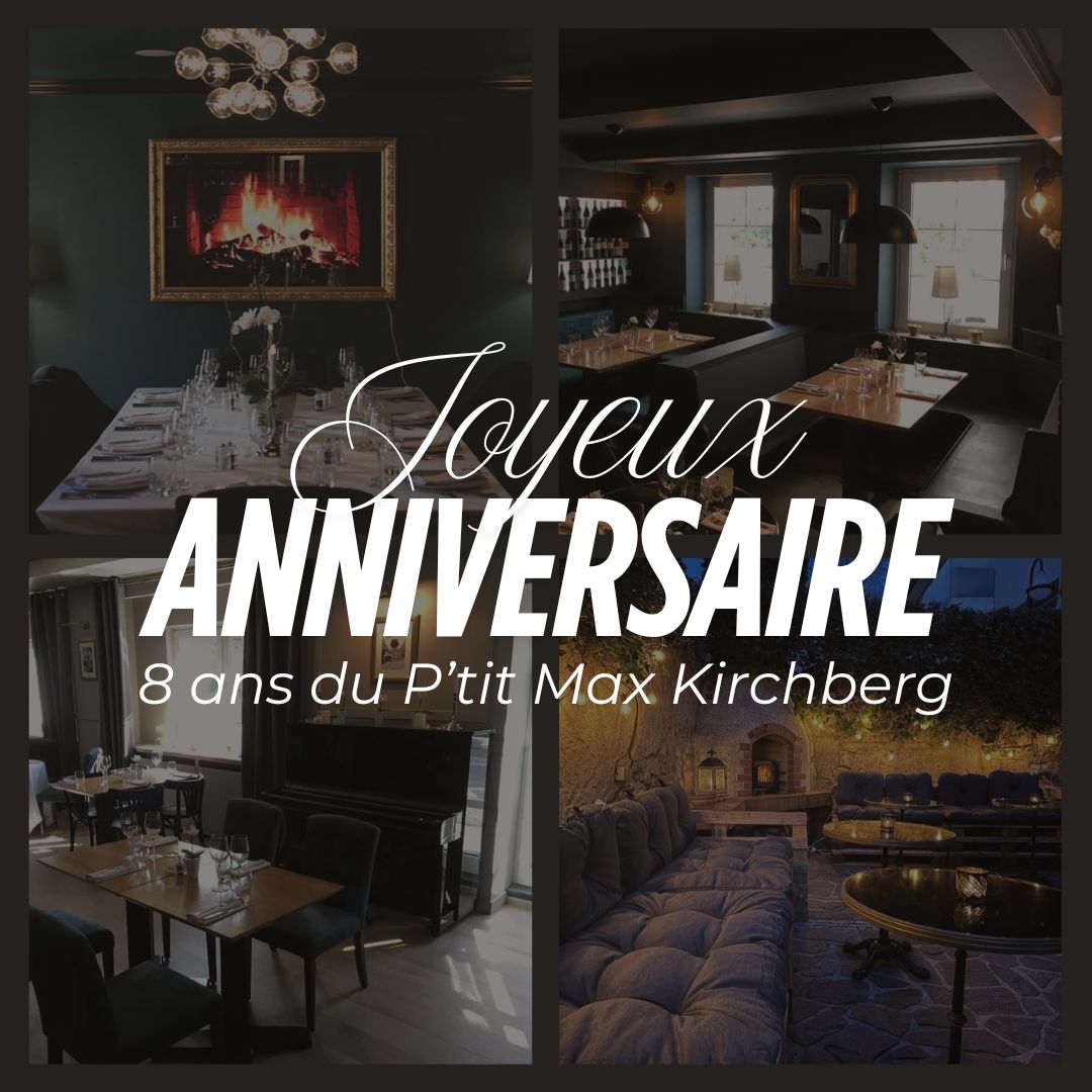 🥂✨ 𝐀𝐮𝐣𝐨𝐮𝐫𝐝’𝐡𝐮𝐢, 𝐧𝐨𝐭𝐫𝐞 𝐫𝐞𝐬𝐭𝐚𝐮𝐫𝐚𝐧𝐭 𝐝𝐮 𝐊𝐢𝐫𝐜𝐡𝐛𝐞𝐫𝐠 𝐟𝐞̂𝐭𝐞 𝐬𝐞𝐬 𝟖 𝐚𝐧𝐬 ! ✨🥂
C’est un jour tout particulier pour nous, et nous voulons le célébrer avec vous. ❤️
Depuis huit ans, c’est un véritable honneur de vous recevoir et de rendre chaque moment à notre table inoubliable.
Pour marquer cette belle étape, nous avons le plaisir de vous offrir 𝙪𝙣𝙚 𝙘𝙤𝙪𝙥𝙚 𝙙𝙚 𝙘𝙧𝙚́𝙢𝙖𝙣𝙩 𝙡𝙪𝙭𝙚𝙢𝙗𝙤𝙪𝙧𝙜𝙚𝙤𝙞𝙨 à toute personne présentant cette publication lors de sa venue 𝙖𝙪𝙟𝙤𝙪𝙧𝙙’𝙝𝙪𝙞.
Merci pour votre fidélité et votre confiance. 🎉
#RestaurantKirchberg #8ansdéjà #CrémantLuxembourgeois #Merci