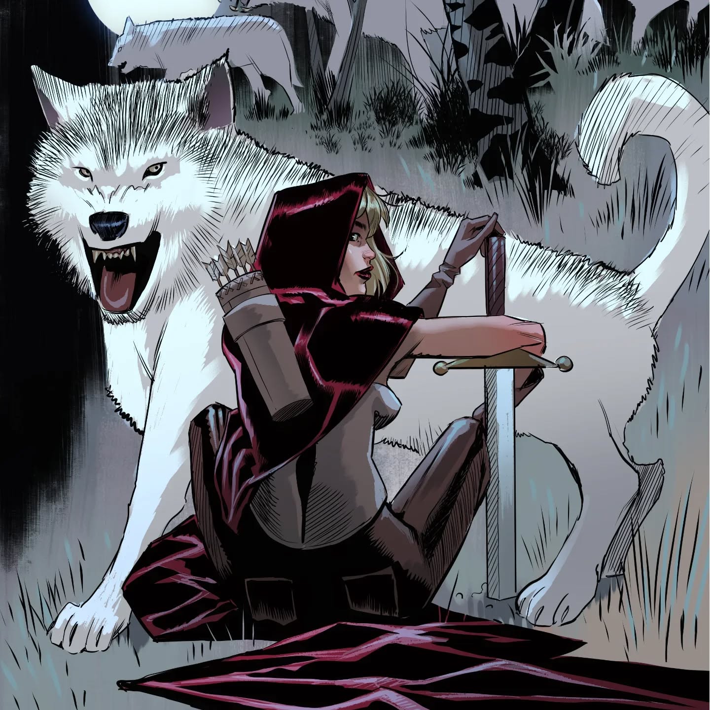 🍂 September always feels like a storybook—cool nights, silent woods, a full moon watching from above… and maybe a wolf hiding in the dark. 🌙🐺
That’s exactly the vibe I brought into my latest cover for Little Red Robin Hood, the upcoming project by @drenproductions .
Working on covers like this is always a refreshing break from sequentials—and I can’t wait for you all to see it come to life soon!
.
.
.
.
.
.
.
.
.
.
.
.
.
.
.
.
#LittleRedRobinHood #CoverArt #ComicCover #ComicArtist #NewComics #DrenProduction #ComingSoon #IndieComics #FantasyComics #ComicBookLove