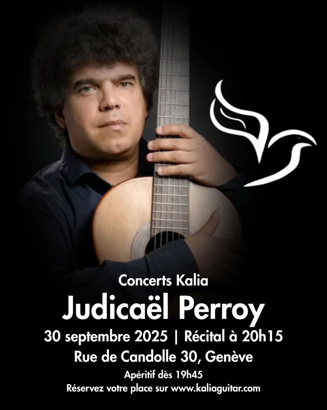 Notre prochaine concert sera ce mardi le 30 septembre, joué par Judicaël Perroy! Réservez vos places sur notre site, lien en bio.
#guitar #geneva #genève #culture #musique #guitare #concert #guitareclassique #judicaëlperroy