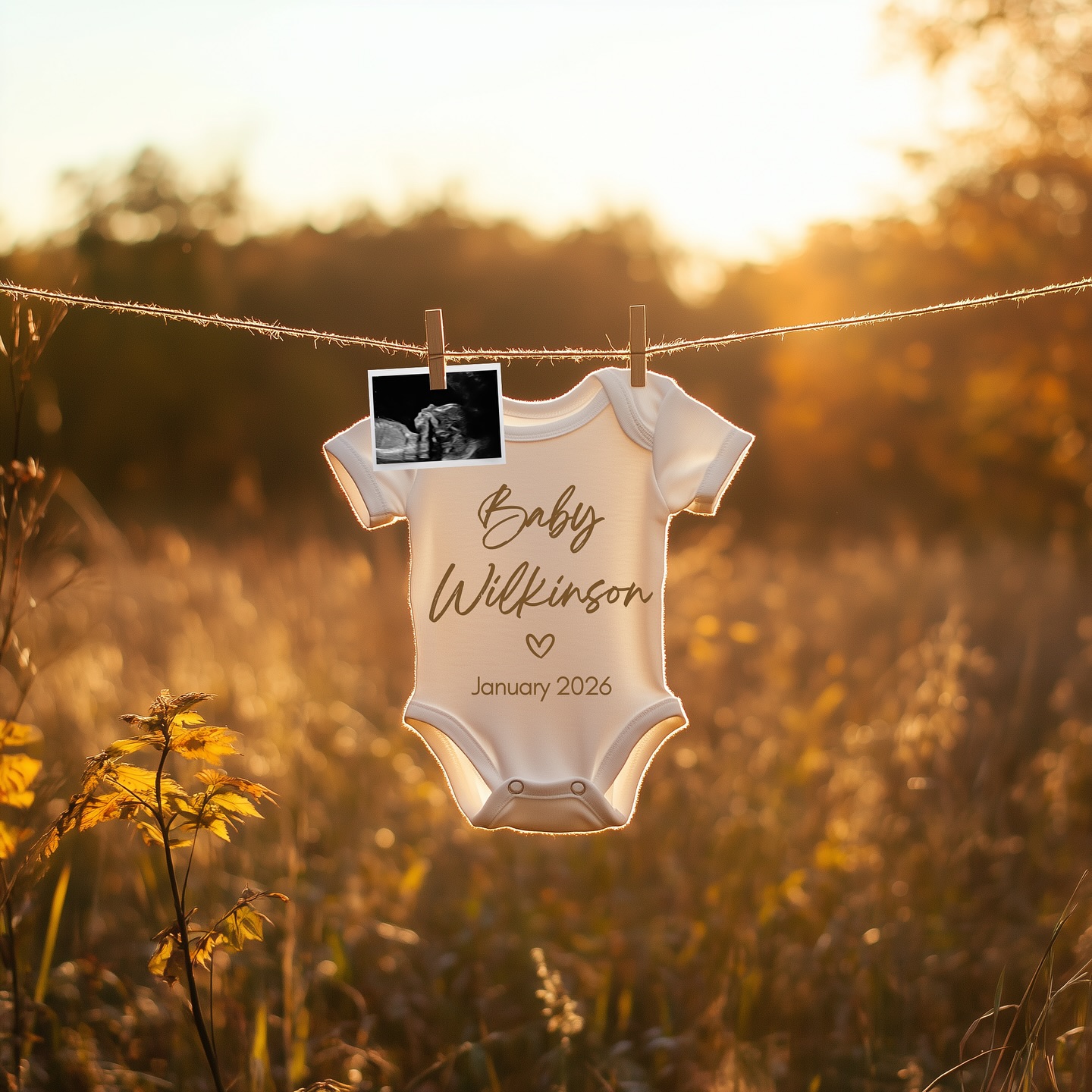 We could not be more excited for baby boy Wilkinson due to arrive early January 💙