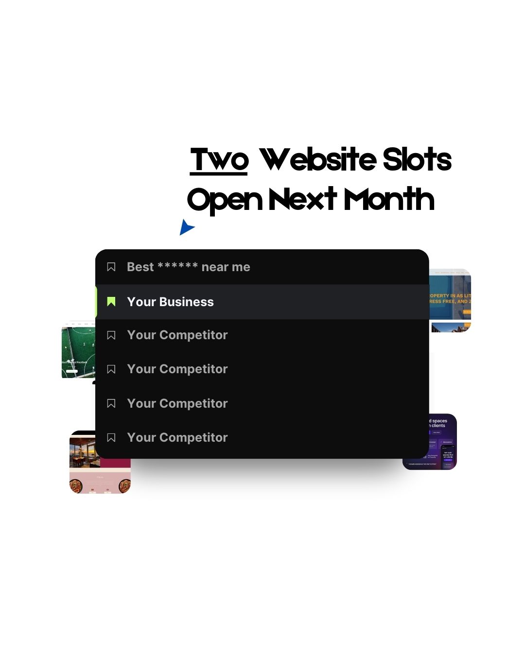 We’ve got two website slots available next month.
If you’ve been thinking about upgrading your site, now’s the time to get in touch.
Don’t wait until your competitor does it first.
#WebDesignUK #WebsiteAvailability #BusinessGrowth #SmallBusinessUK #DAXStudio